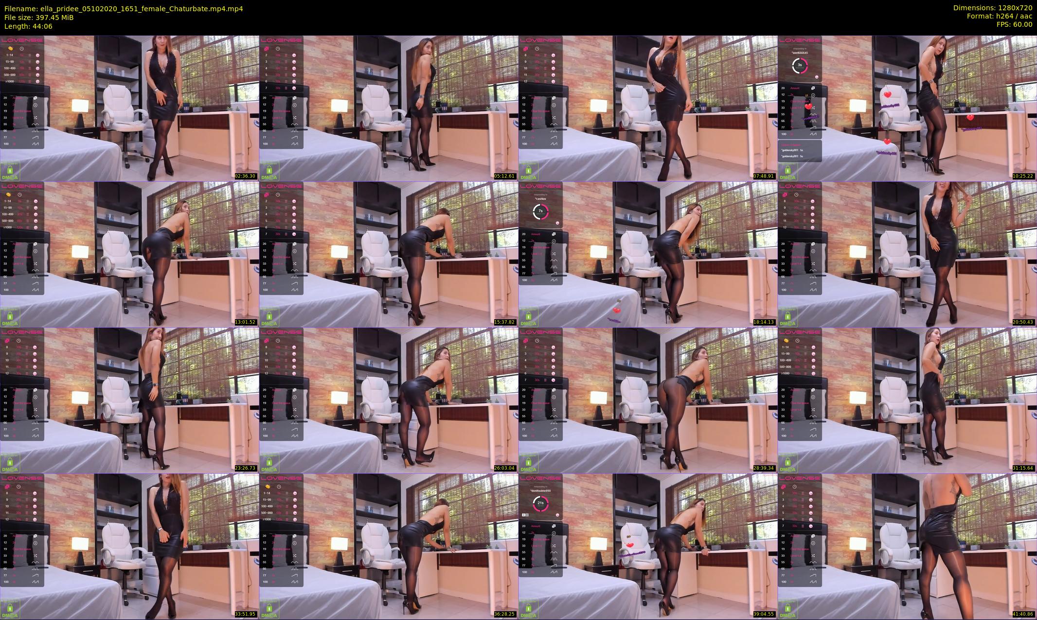 ella_pridee — 45 minute Chaturbate female cam show recording, 720p, Oct 5, 2020
