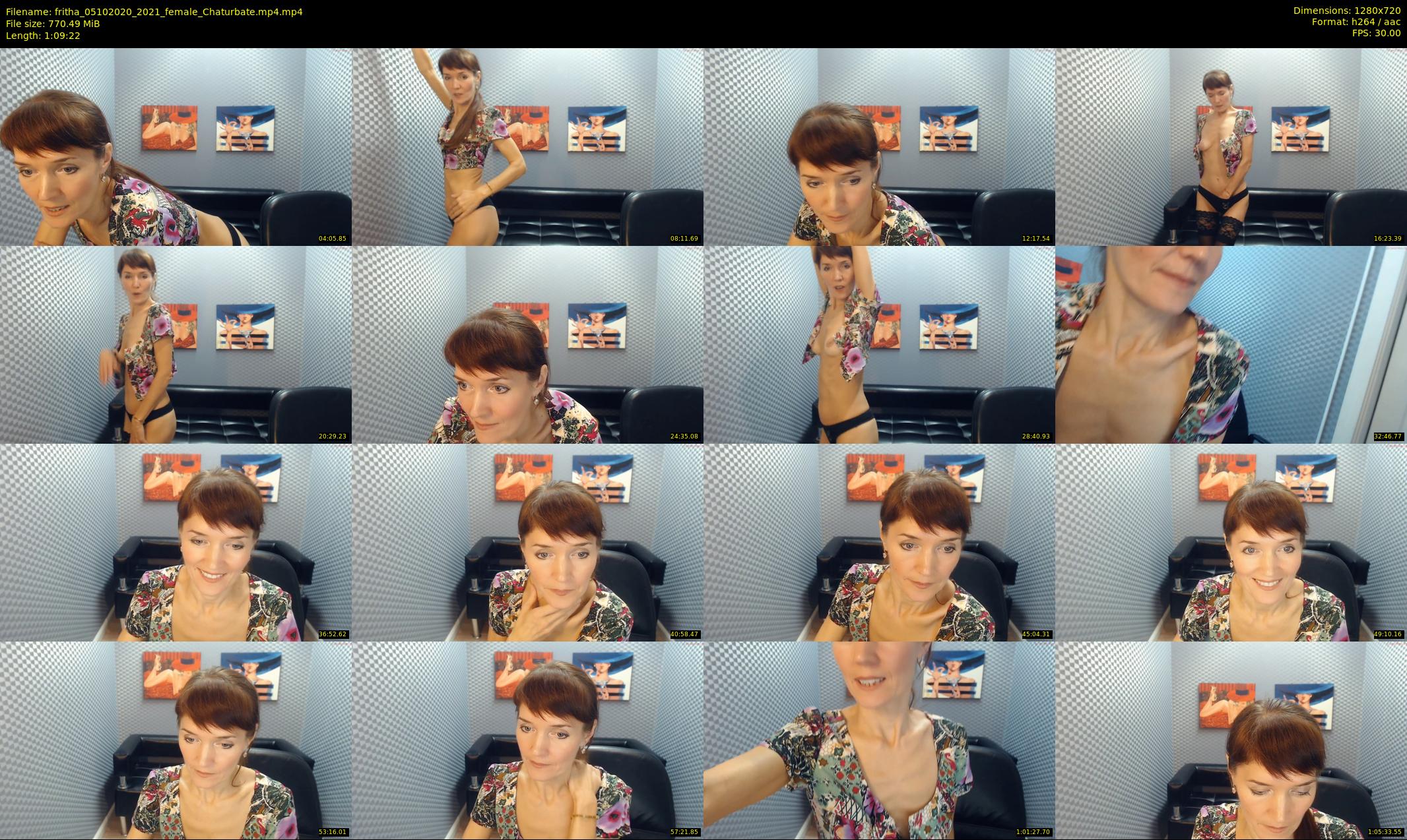 fritha — 70 minute Chaturbate female cam show recording, 720p, Oct 5, 2020