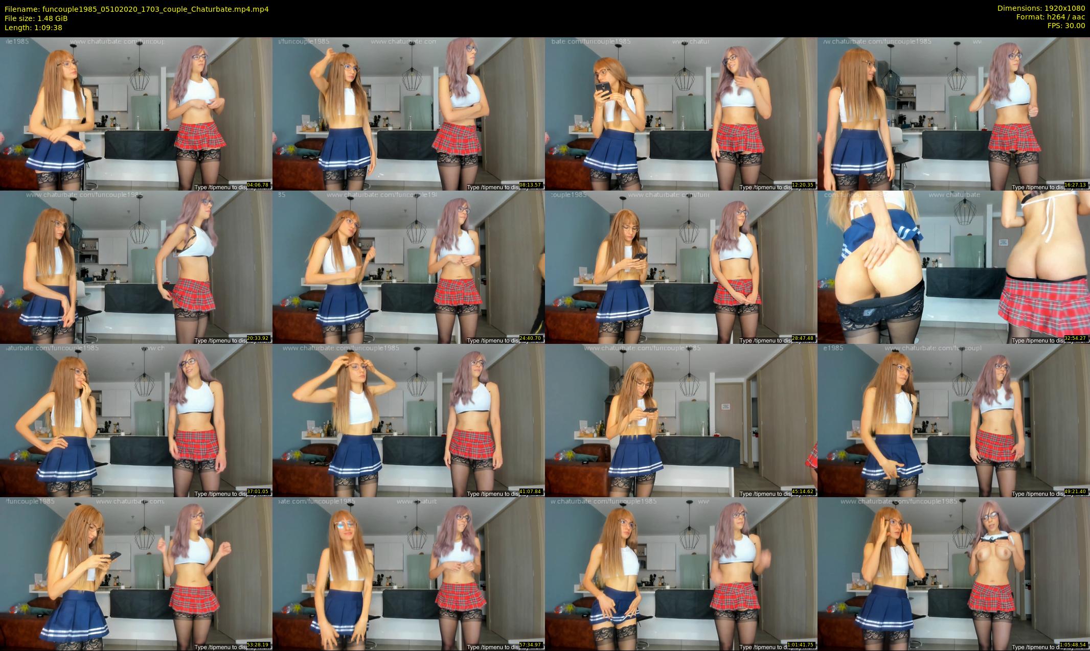 funcouple1985 — 70 minute Chaturbate couple cam show recording, 1080p, Oct 5, 2020