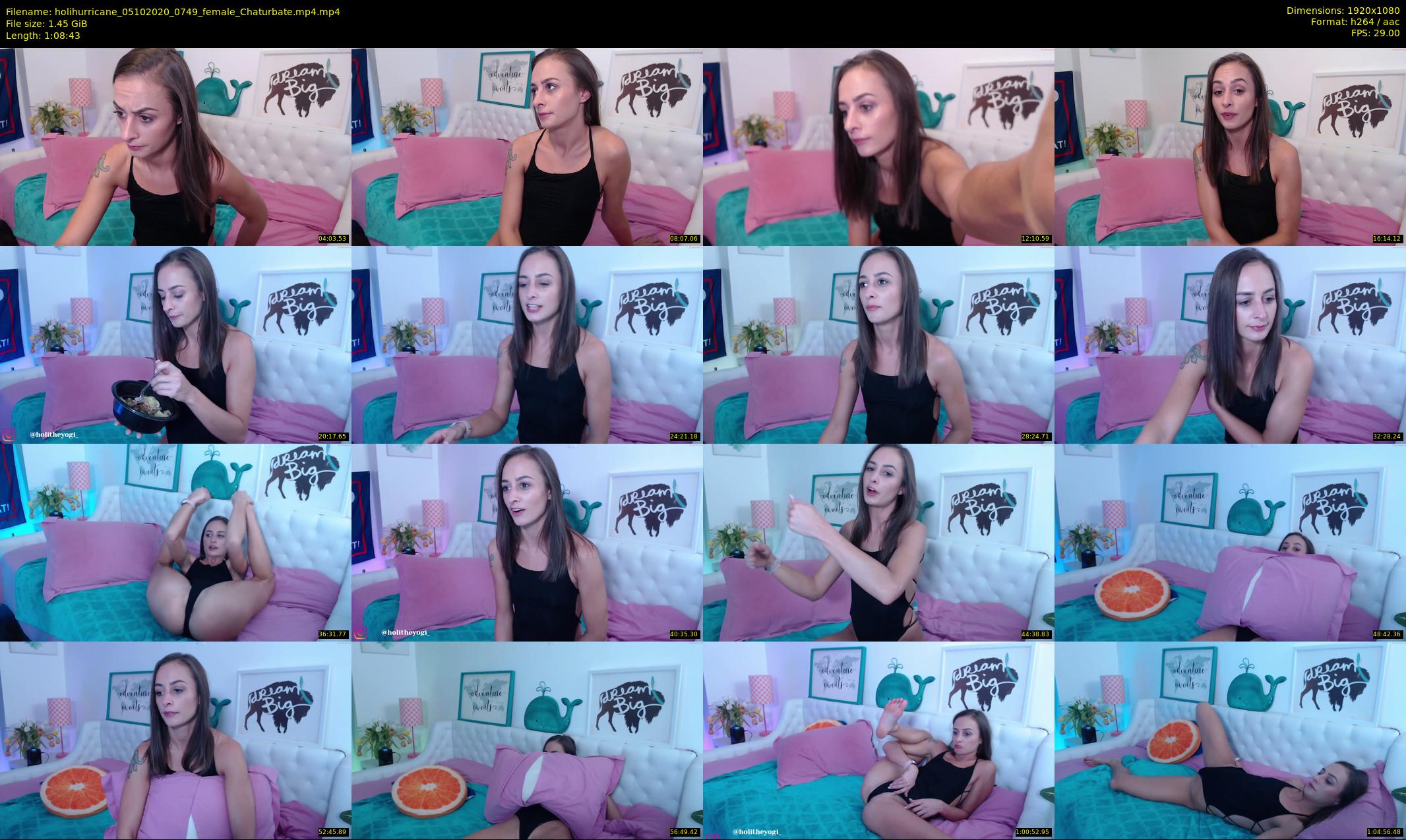 holihurricane — 69 minute Chaturbate female cam show recording, 1080p, Oct 5, 2020