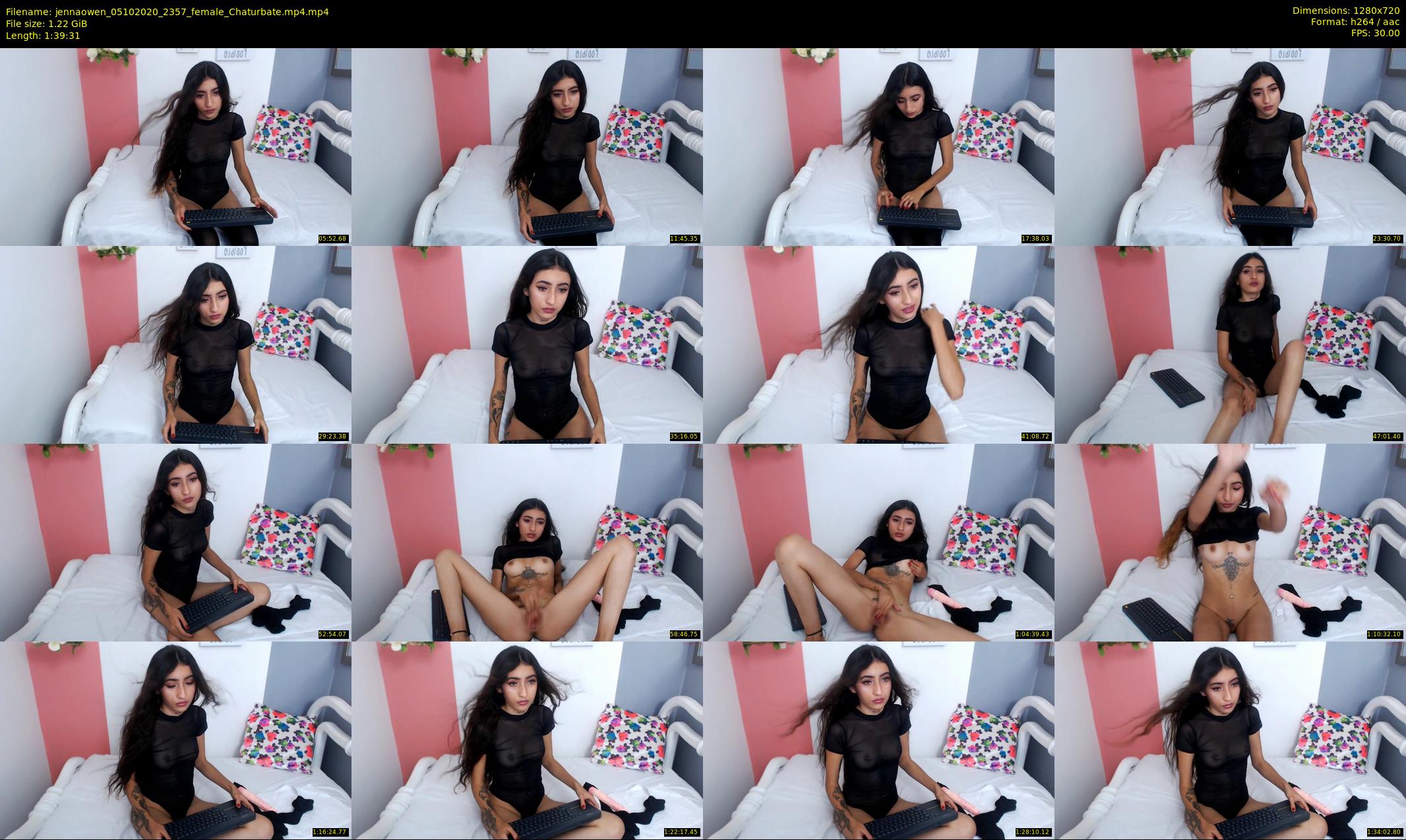 jennaowen — 100 minute Chaturbate female cam show recording, 720p, Oct 5, 2020