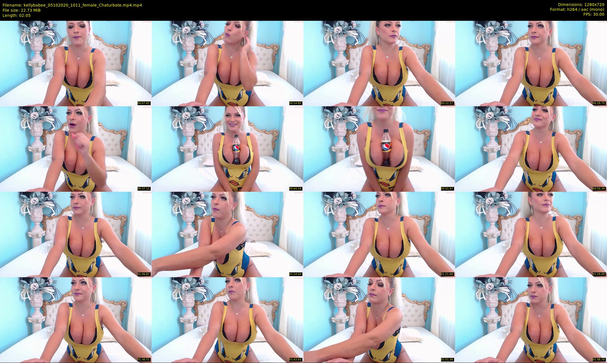 kellybabee — 3 minute Chaturbate female cam show recording, 720p, Oct 5, 2020