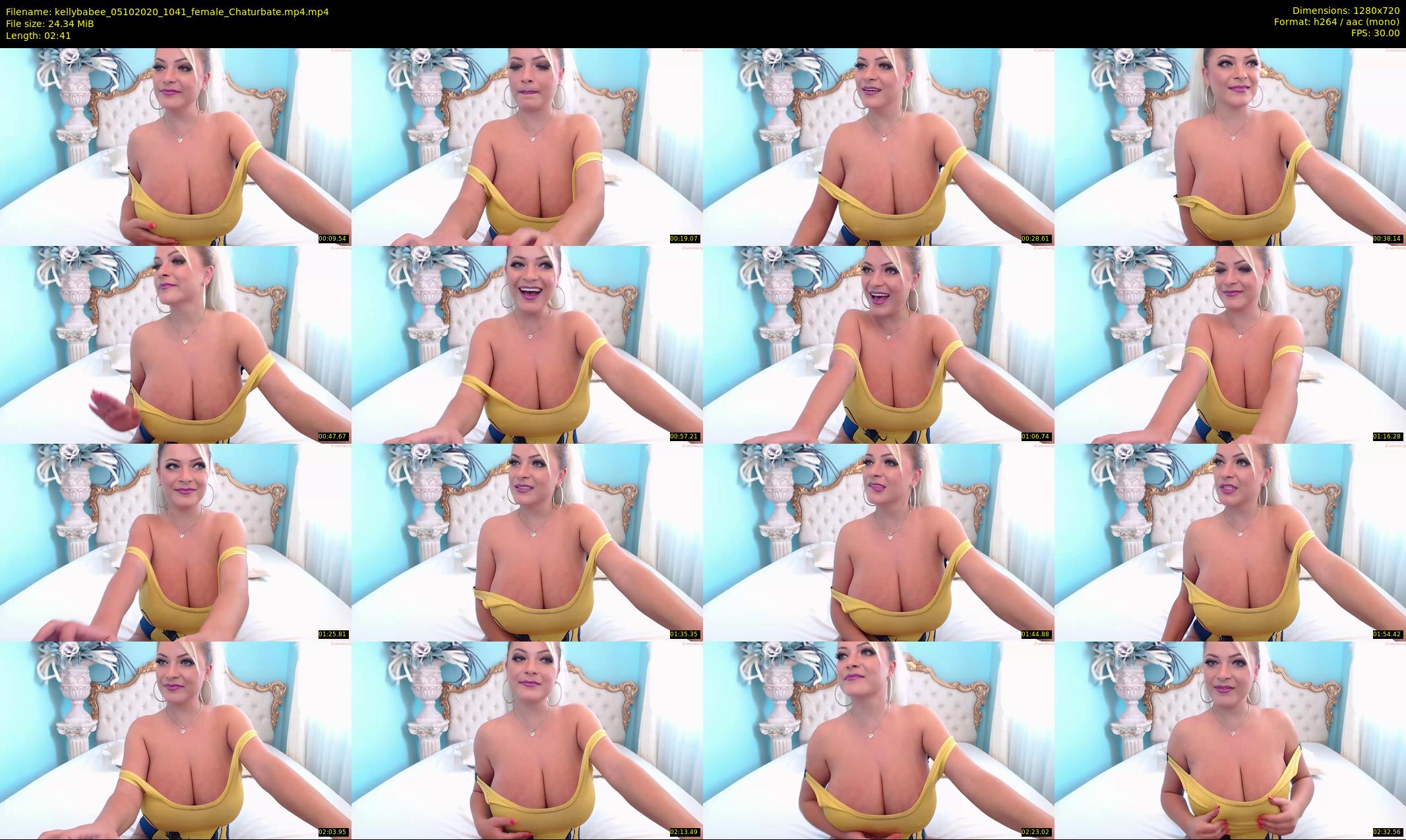 kellybabee — 3 minute Chaturbate female cam show recording, 720p, Oct 5, 2020
