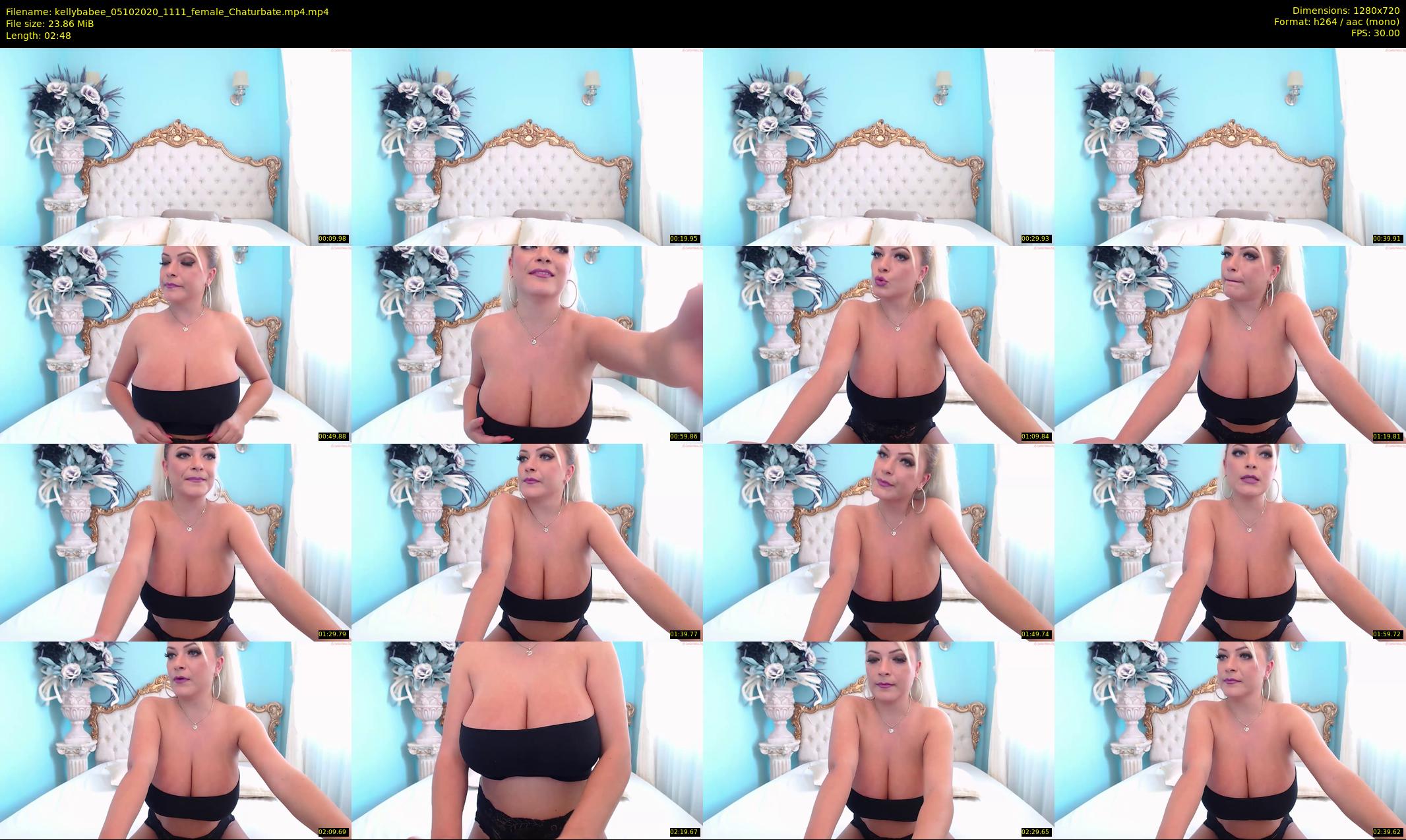 kellybabee — 3 minute Chaturbate female cam show recording, 720p, Oct 5, 2020