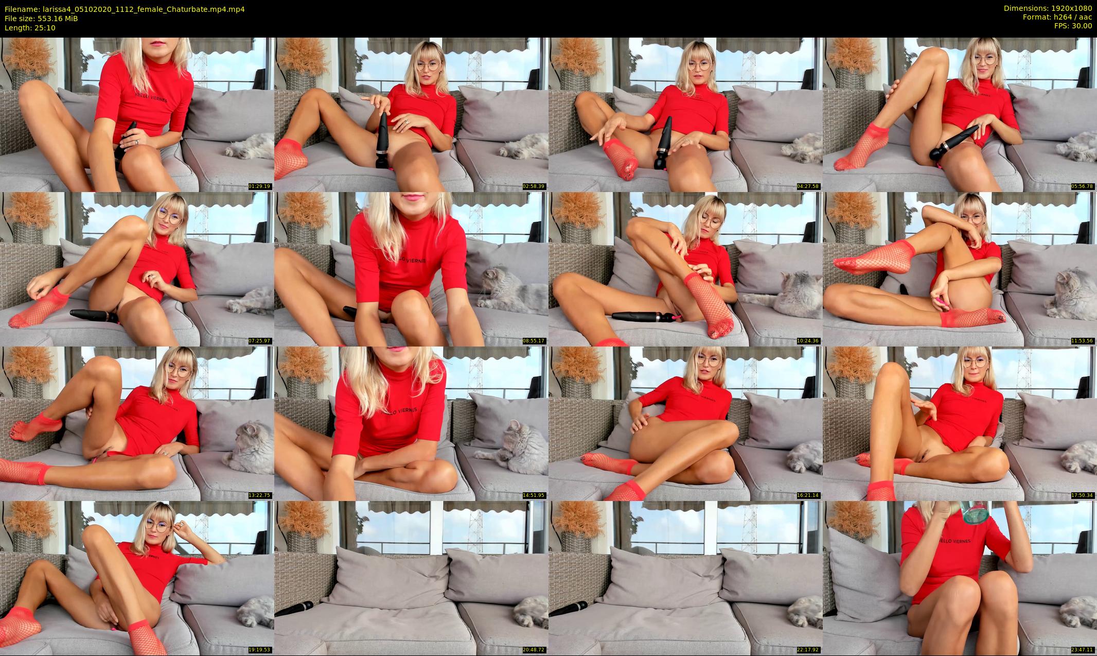 larissa4 — 26 minute Chaturbate female cam show recording, 1080p, Oct 5, 2020