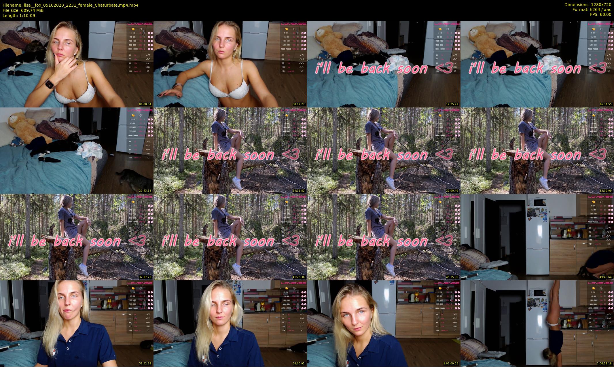 lisa__fox — 71 minute Chaturbate female cam show recording, 720p, Oct 5, 2020