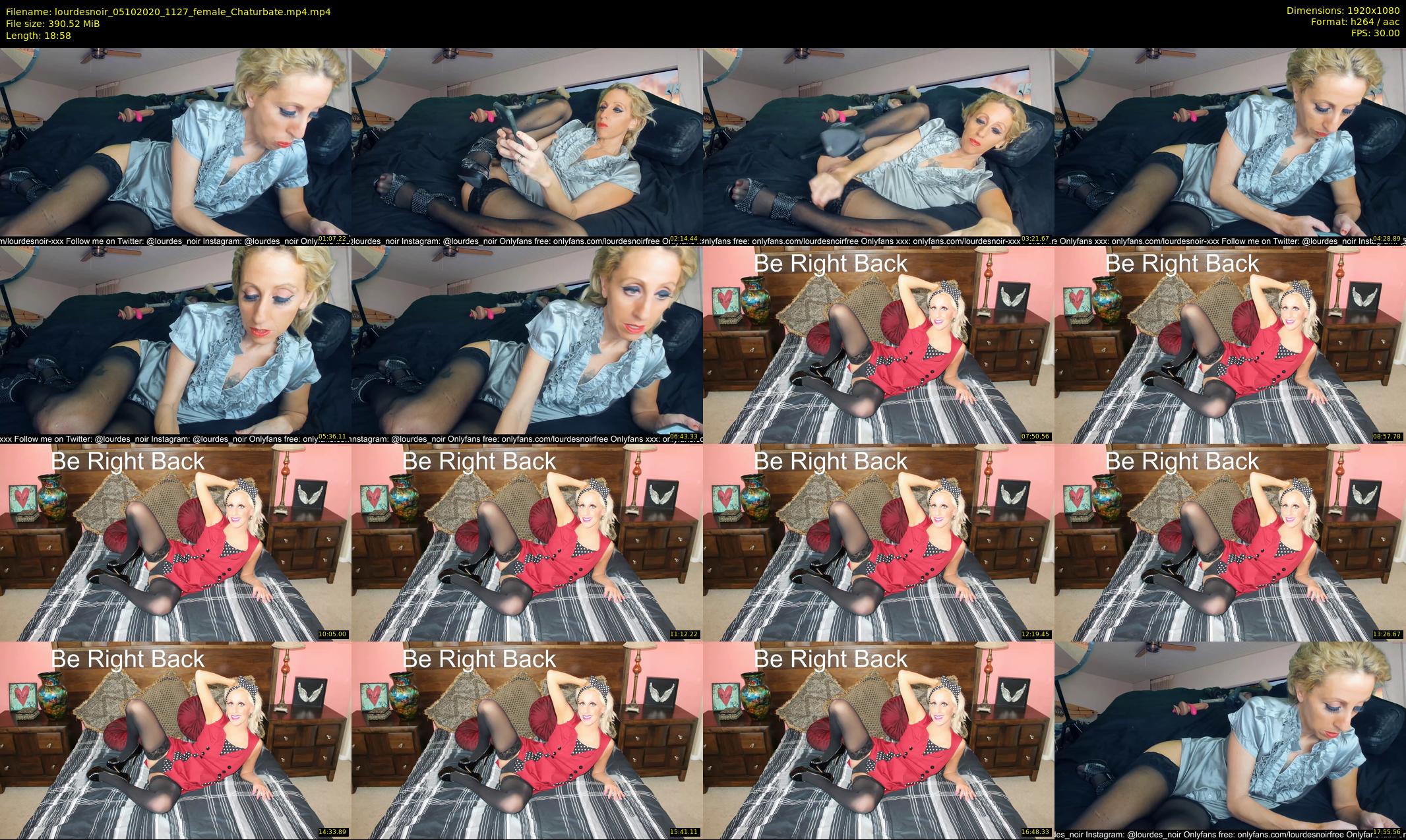 lourdesnoir — 19 minute Chaturbate female cam show recording, 1080p, Oct 5, 2020