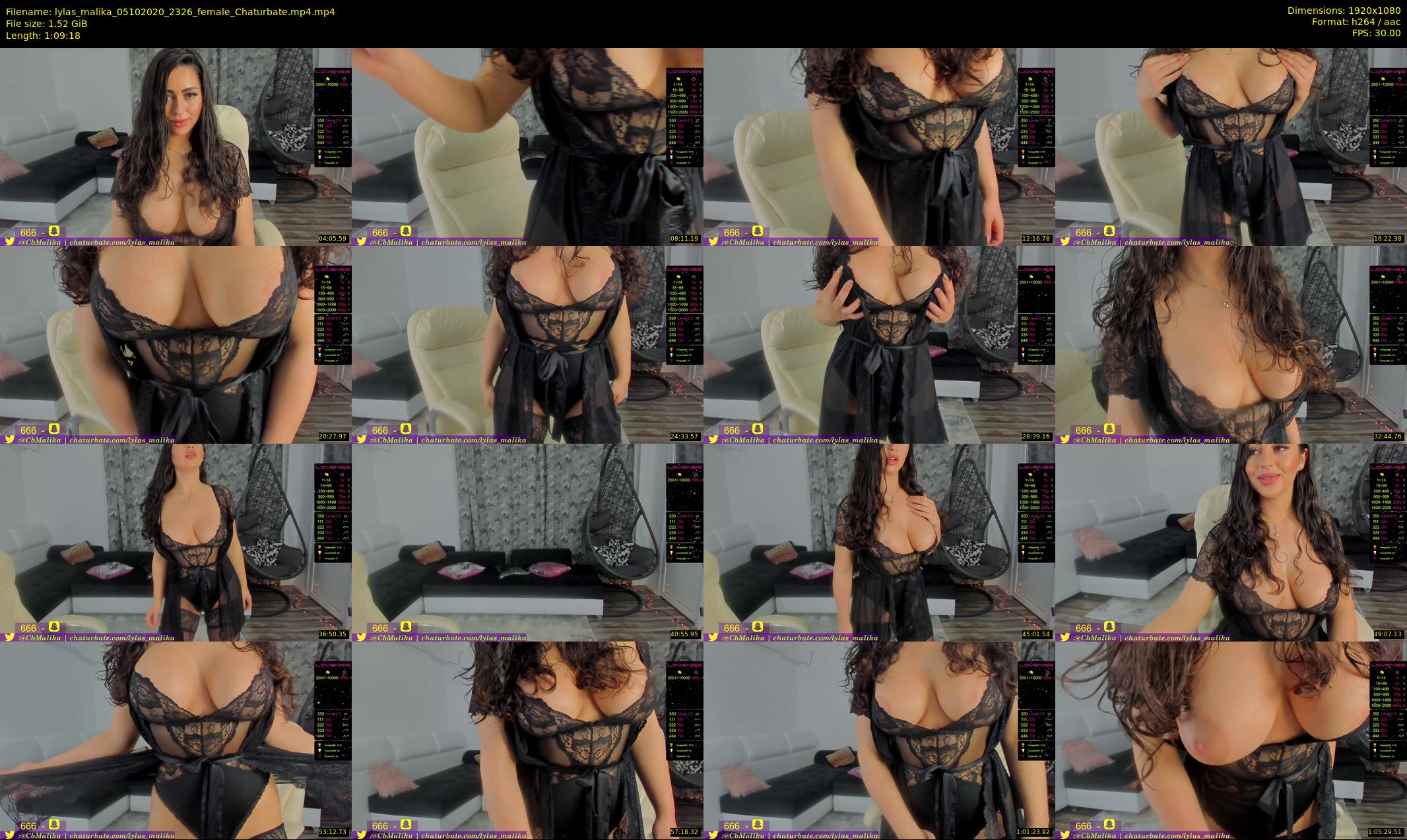 lylas_malika — 70 minute Chaturbate female cam show recording, 1080p, Oct 5, 2020