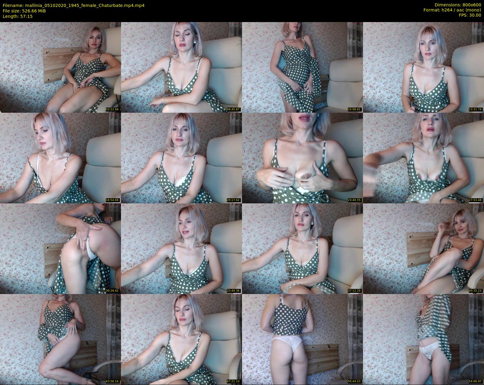 mallinia — 58 minute Chaturbate female cam show recording, 480p, Oct 5, 2020