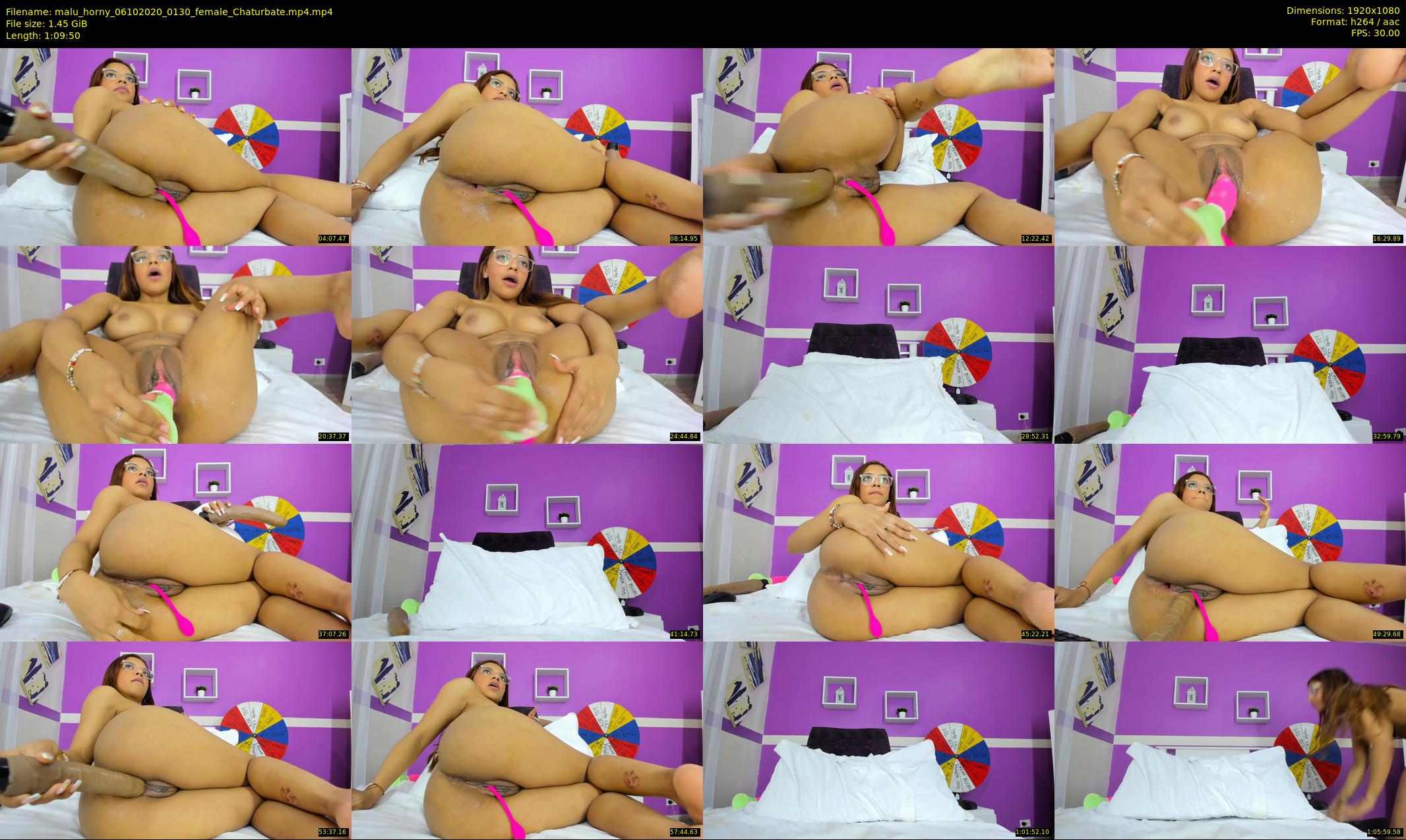 malu_horny — 70 minute Chaturbate female cam show recording, 1080p, Oct 6, 2020