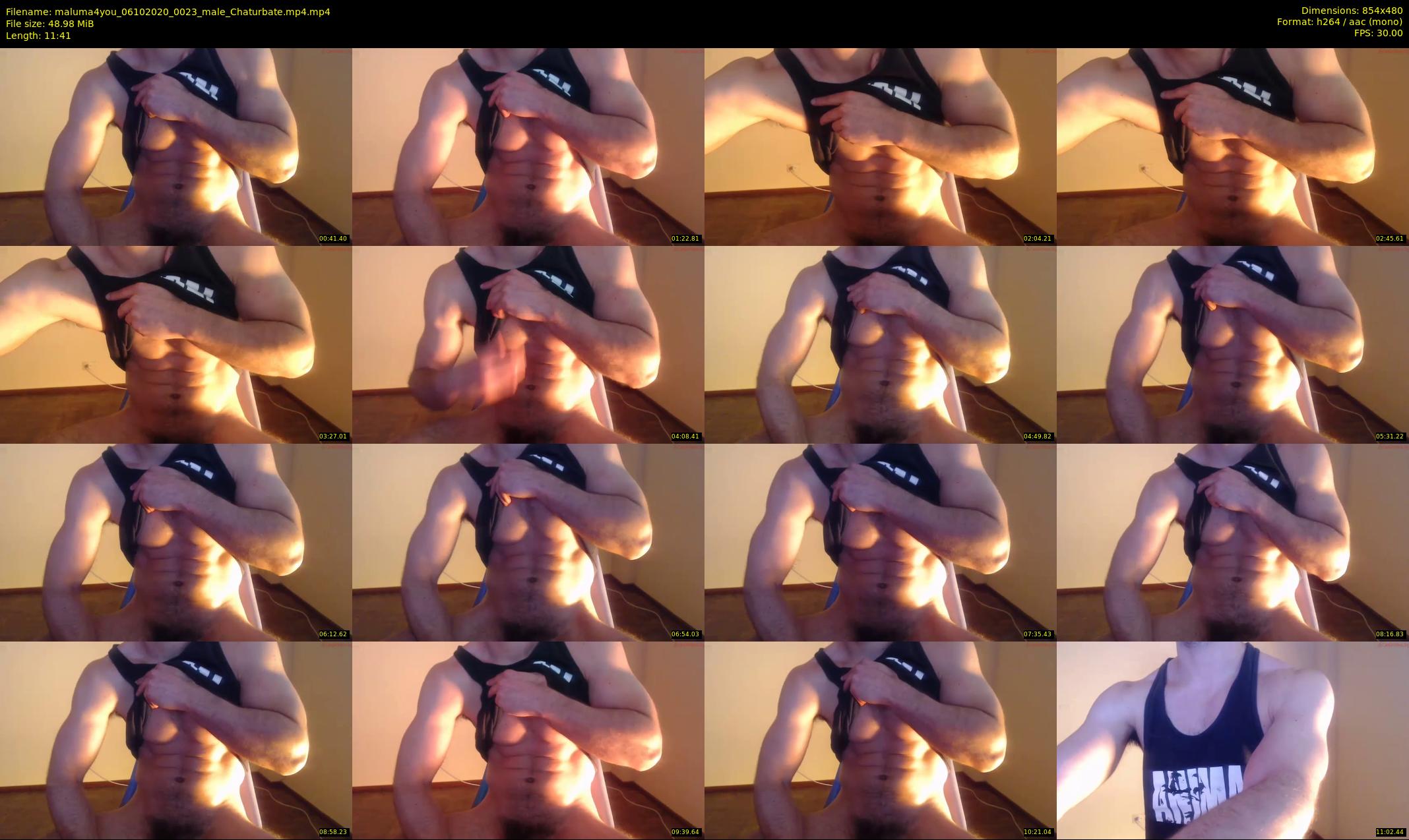 maluma4you — 12 minute Chaturbate male cam show recording, 480p, Oct 6, 2020