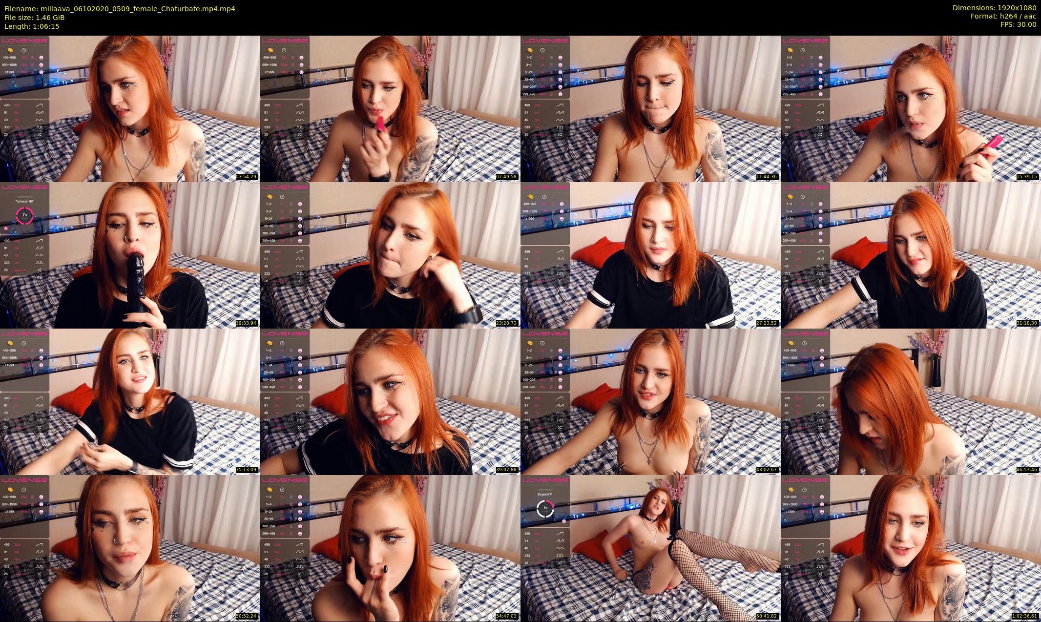 millaava — 67 minute Chaturbate female cam show recording, 1080p, Oct 6, 2020