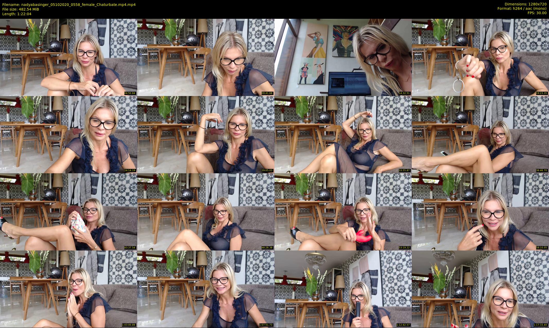 nadyabasinger — 83 minute Chaturbate female cam show recording, 720p, Oct 5, 2020