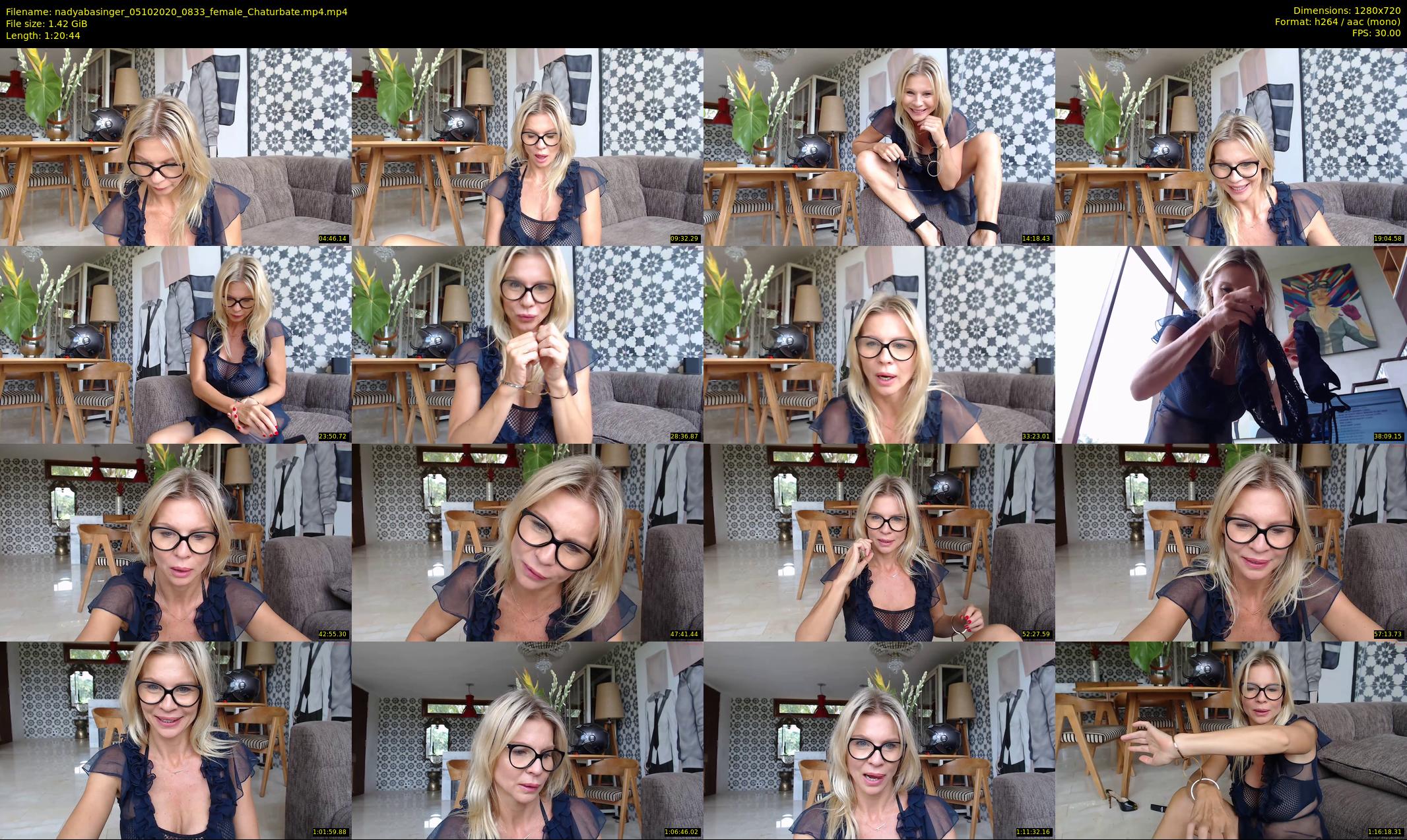 nadyabasinger — 81 minute Chaturbate female cam show recording, 720p, Oct 5, 2020