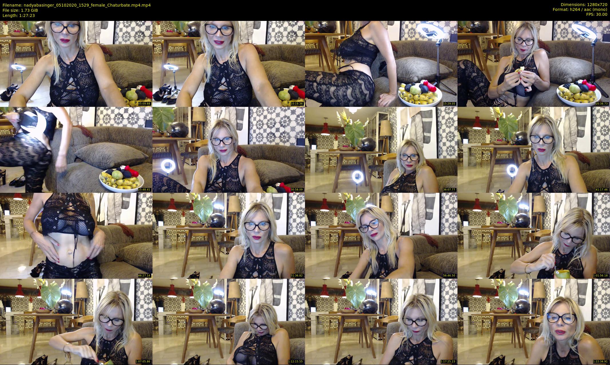 nadyabasinger — 88 minute Chaturbate female cam show recording, 720p, Oct 5, 2020