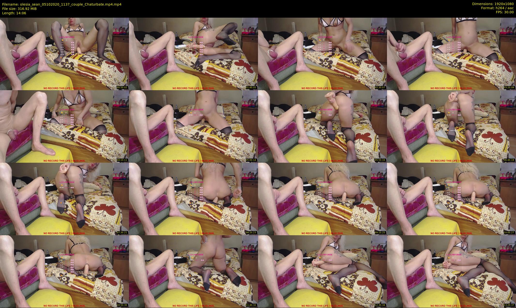 olesia_sean — 15 minute Chaturbate couple cam show recording, 1080p, Oct 5, 2020