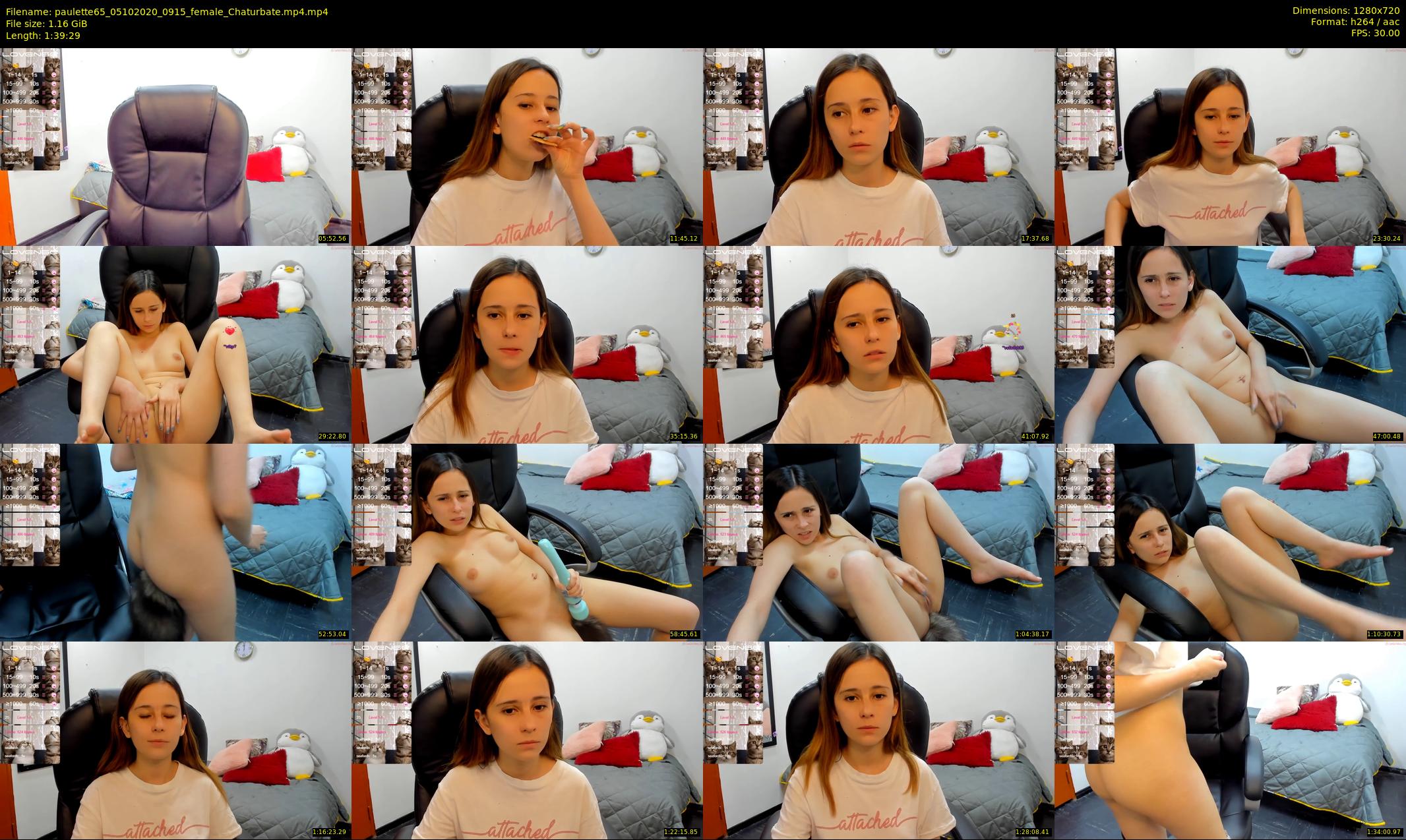 paulette65 — 100 minute Chaturbate female cam show recording, 720p, Oct 5, 2020