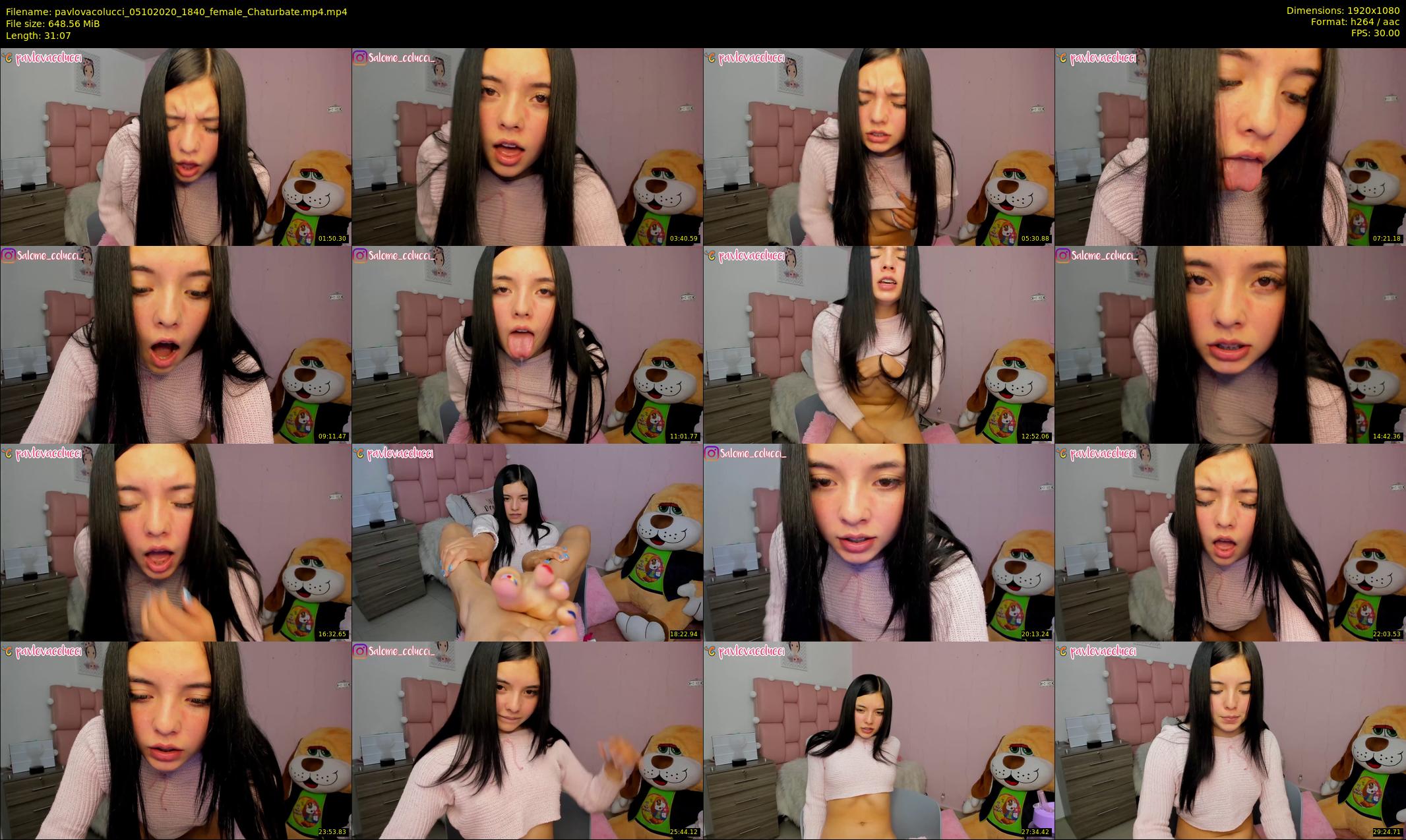 pavlovacolucci — 32 minute Chaturbate female cam show recording, 1080p, Oct 5, 2020