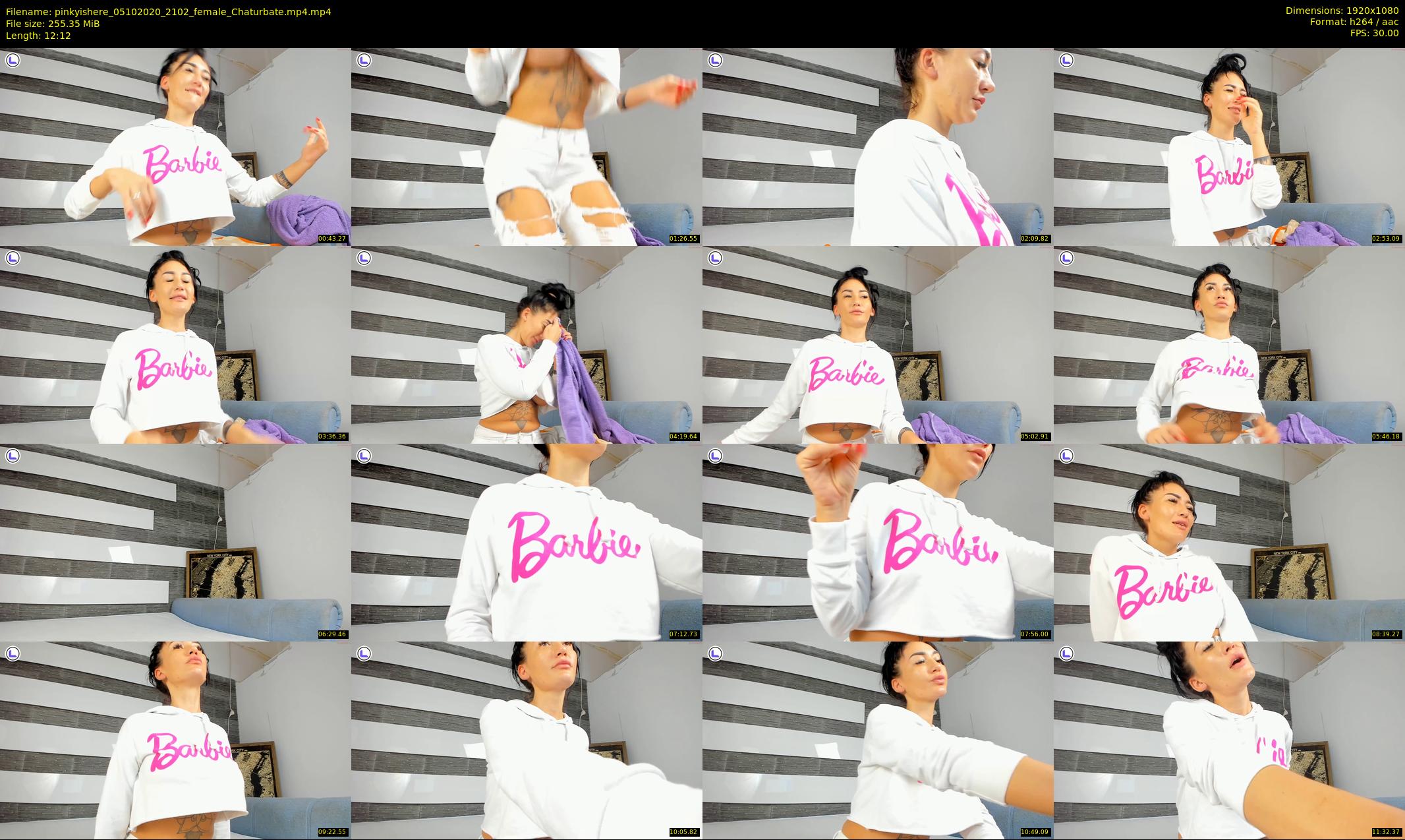 pinkyishere — 13 minute Chaturbate female cam show recording, 1080p, Oct 5, 2020
