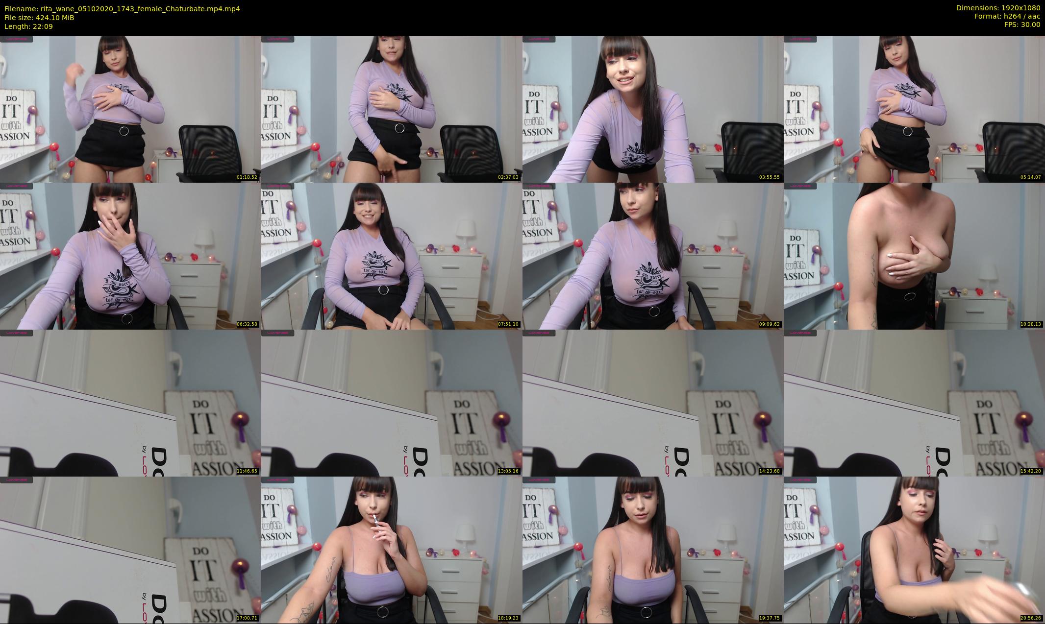 rita_wane — 23 minute Chaturbate female cam show recording, 1080p, Oct 5, 2020