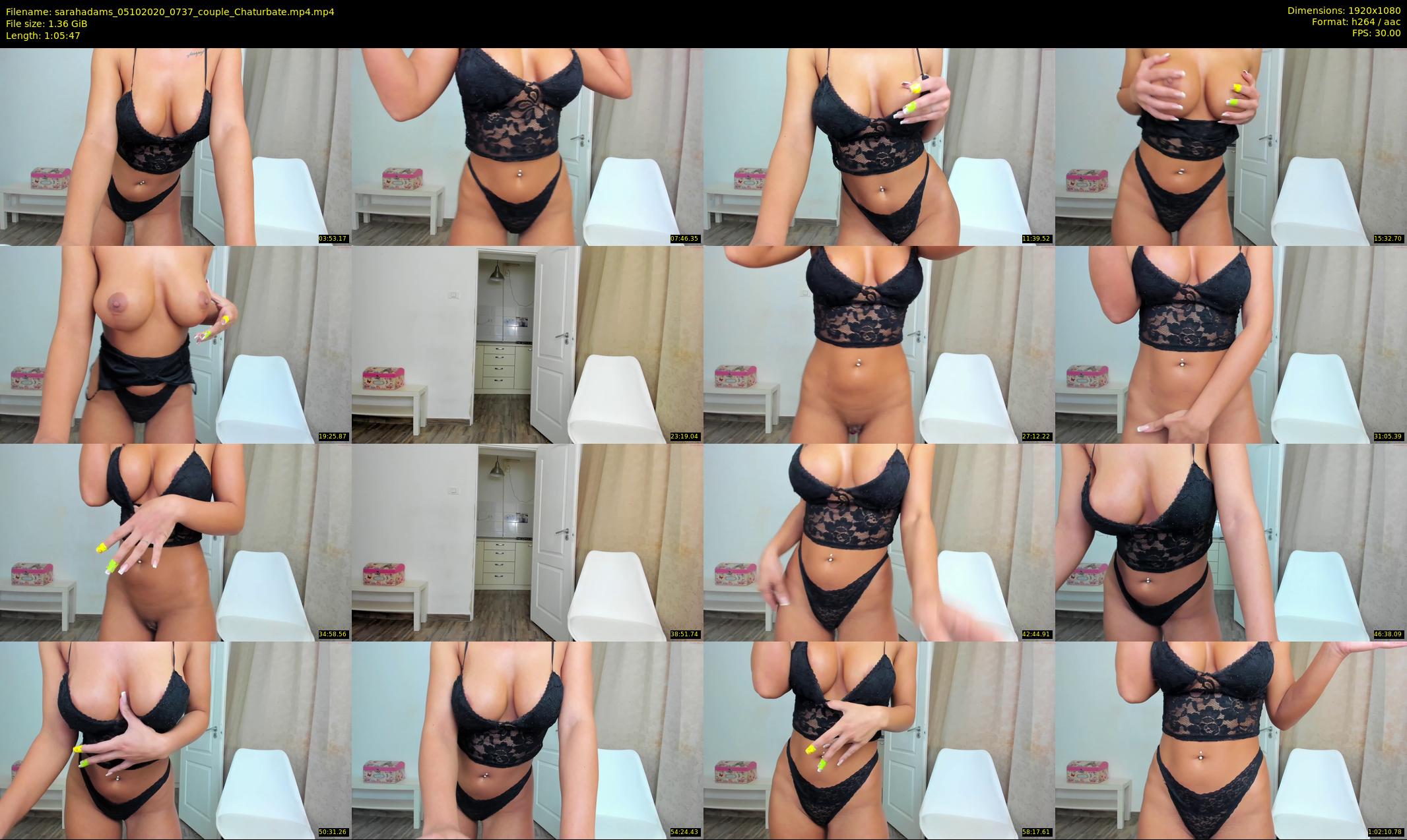 sarahadams — 66 minute Chaturbate female cam show recording, 1080p, Oct 5, 2020