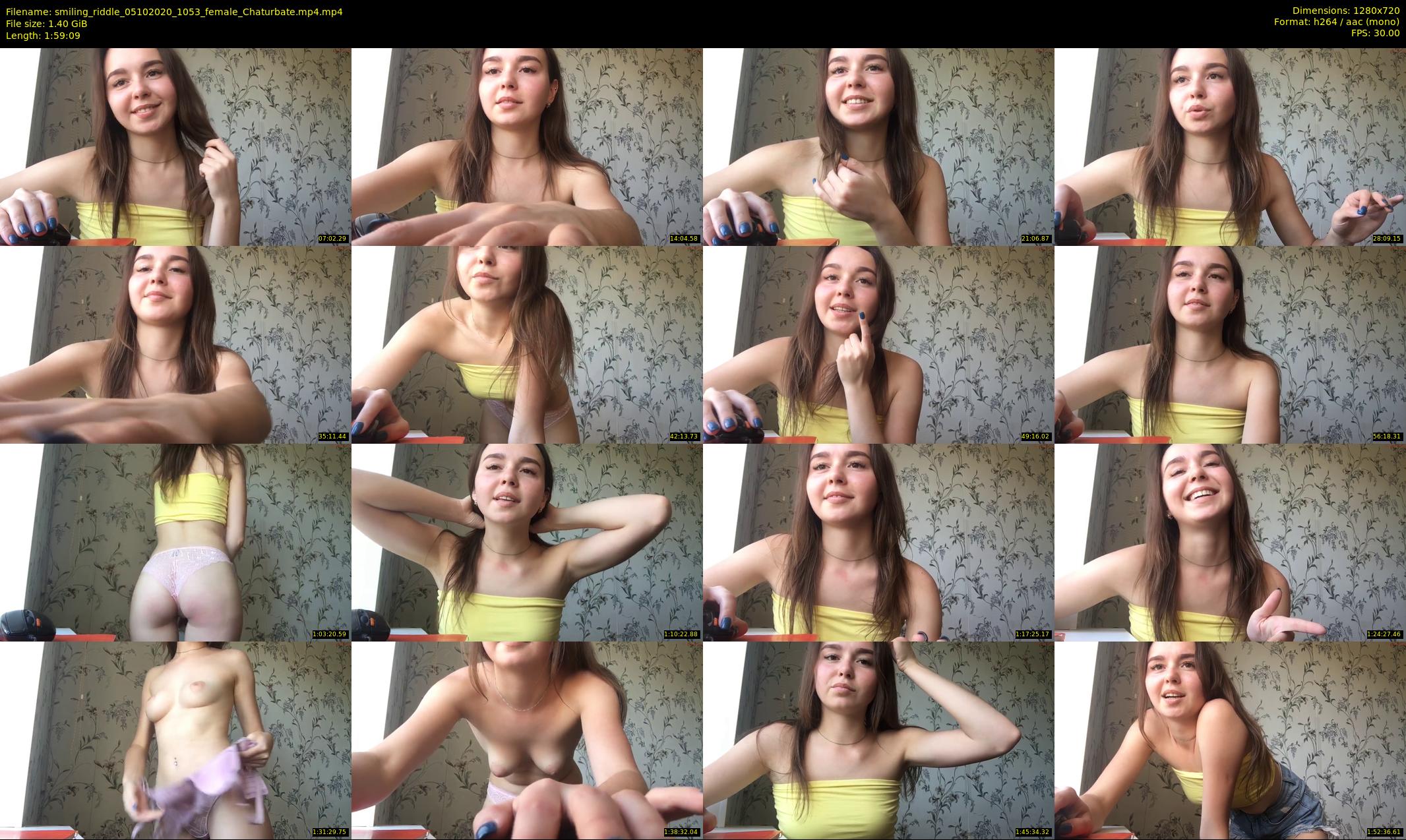 smiling_riddle — 120 minute Chaturbate female cam show recording, 720p, Oct 5, 2020