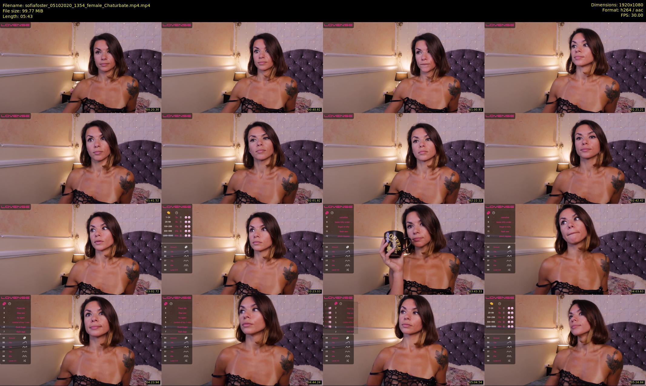 sofiafoster — 6 minute Chaturbate female cam show recording, 1080p, Oct 5, 2020