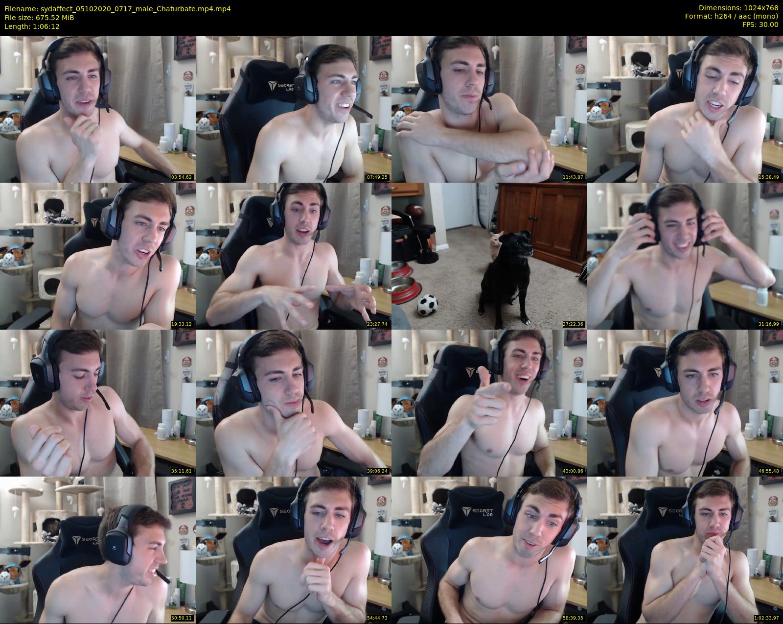 sydaffect — 67 minute Chaturbate male cam show recording, 720p, Oct 5, 2020
