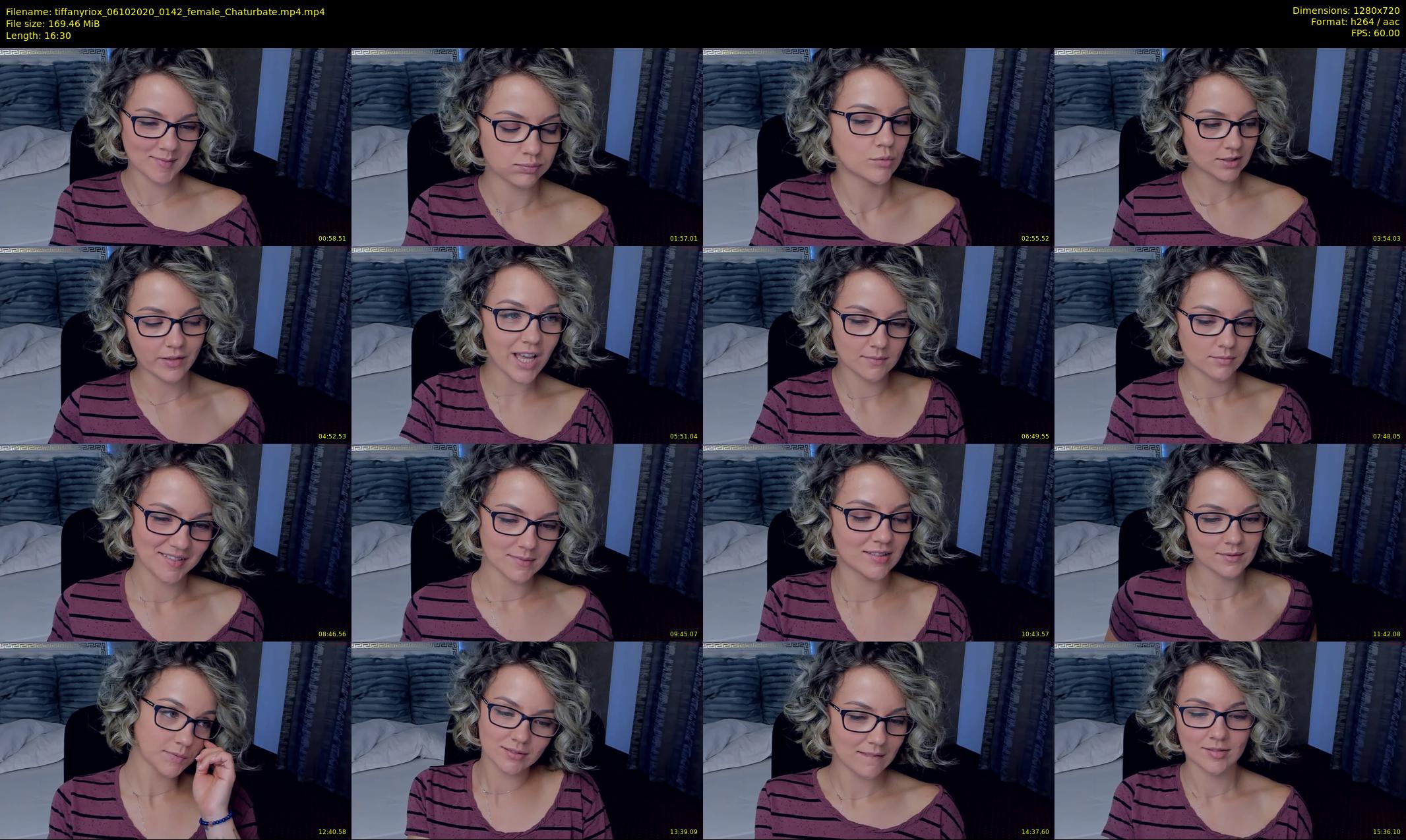 tiffanyriox — 17 minute Chaturbate female cam show recording, 720p, Oct 6, 2020