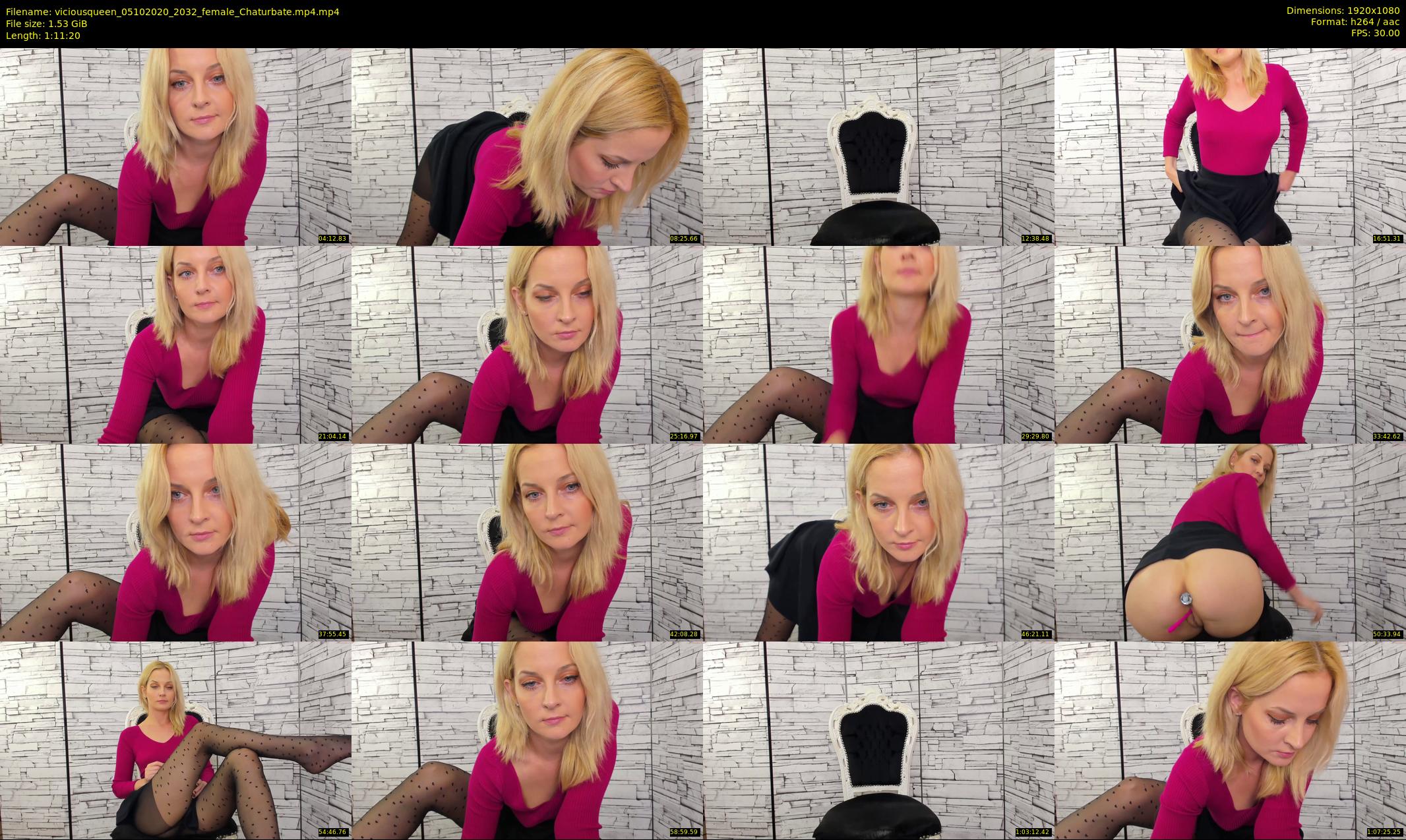viciousqueen — 72 minute Chaturbate female cam show recording, 1080p, Oct 5, 2020