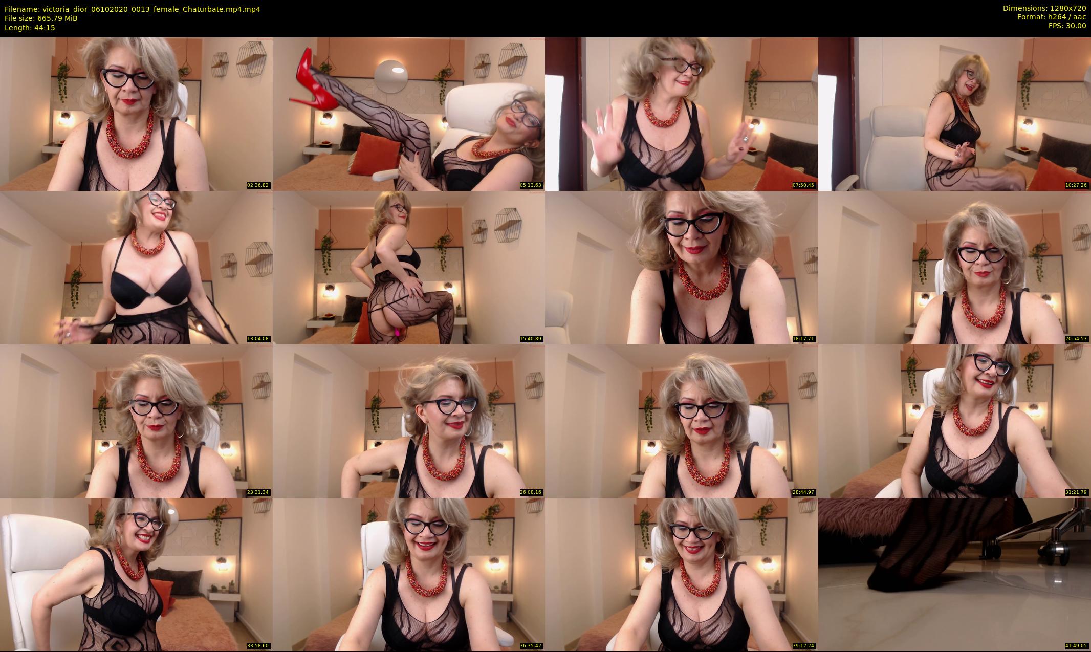 victoria_dior — 45 minute Chaturbate female cam show recording, 720p, Oct 6, 2020