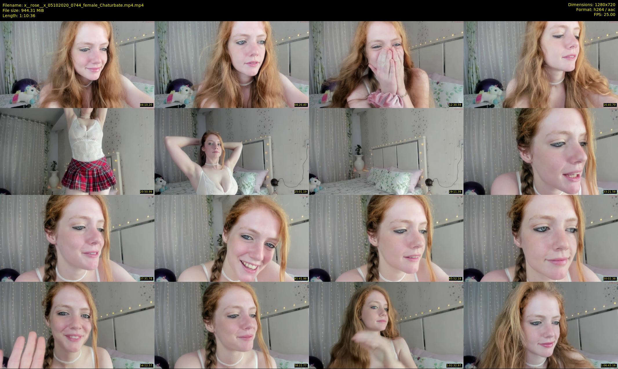 x__rose__x — 71 minute Chaturbate female cam show recording, 720p, Oct 5, 2020