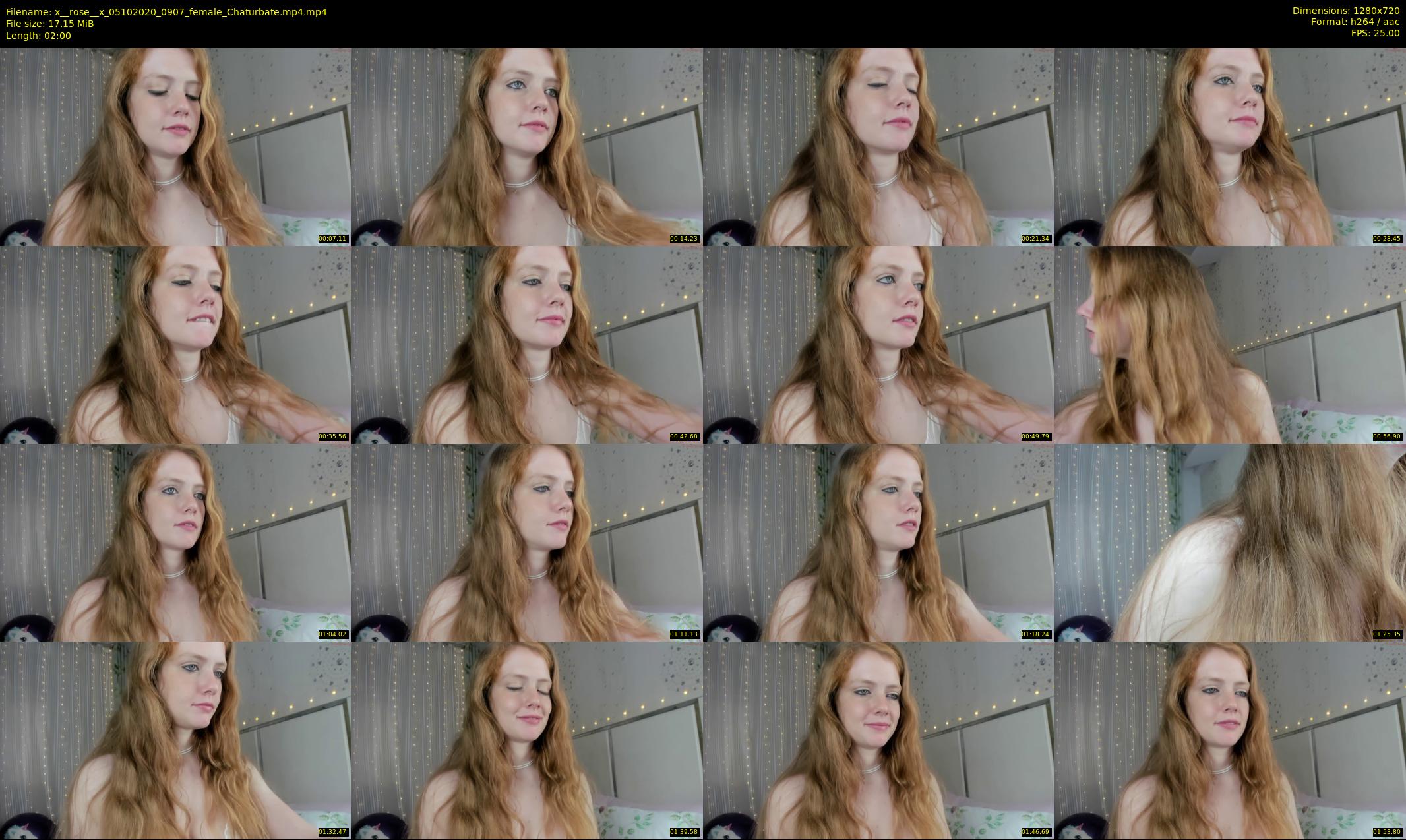 x__rose__x — 2 minute Chaturbate female cam show recording, 720p, Oct 5, 2020