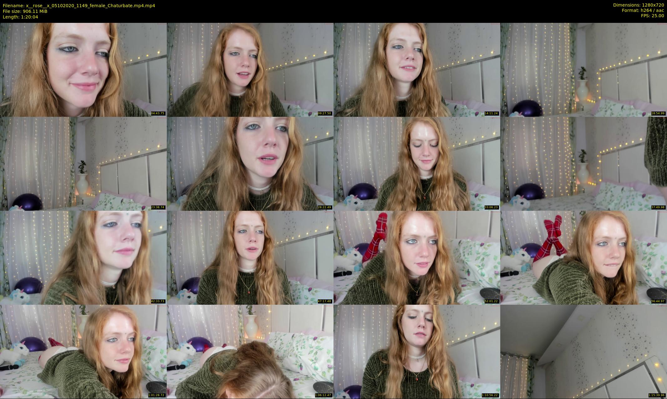 x__rose__x — 81 minute Chaturbate female cam show recording, 720p, Oct 5, 2020