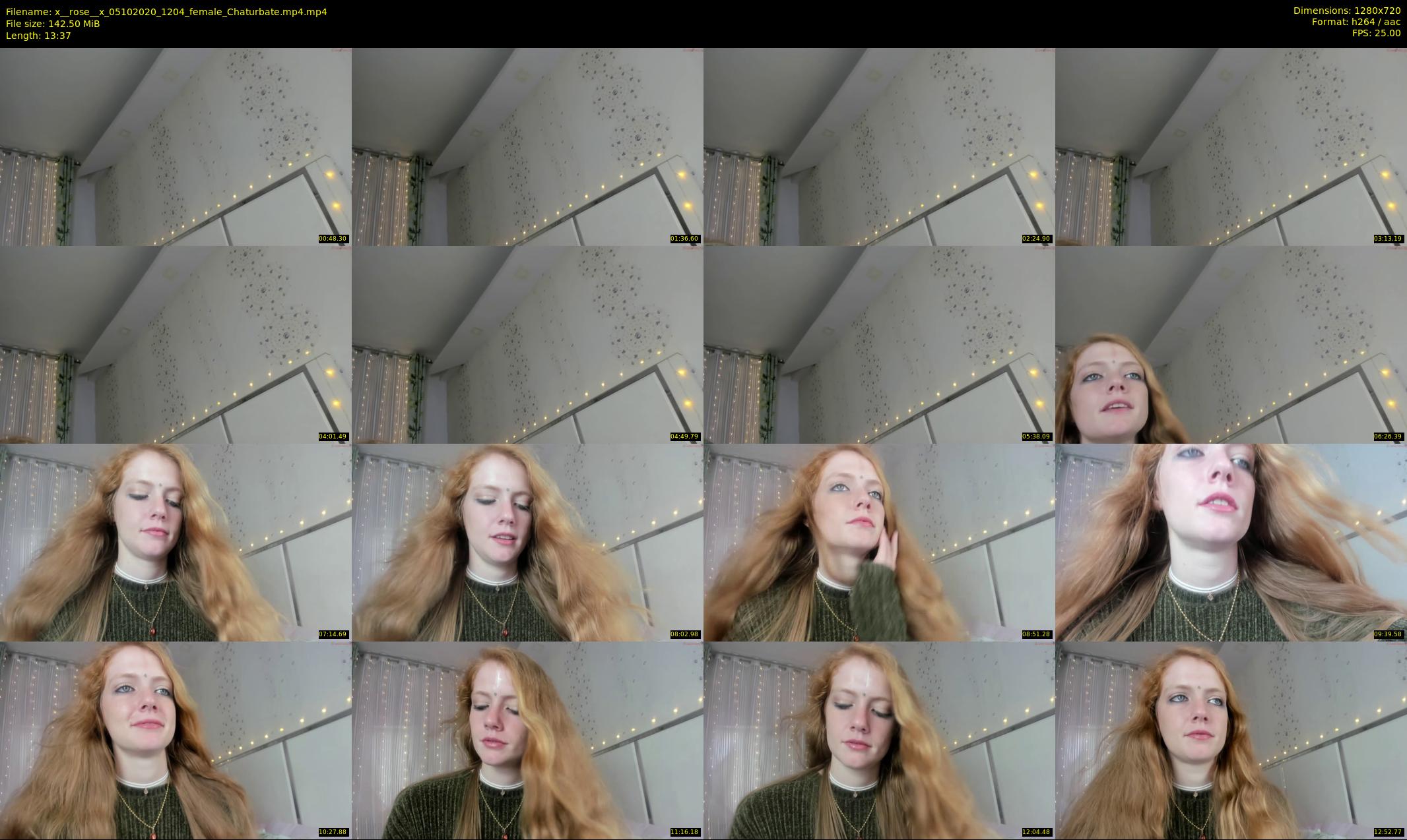 x__rose__x — 14 minute Chaturbate female cam show recording, 720p, Oct 5, 2020