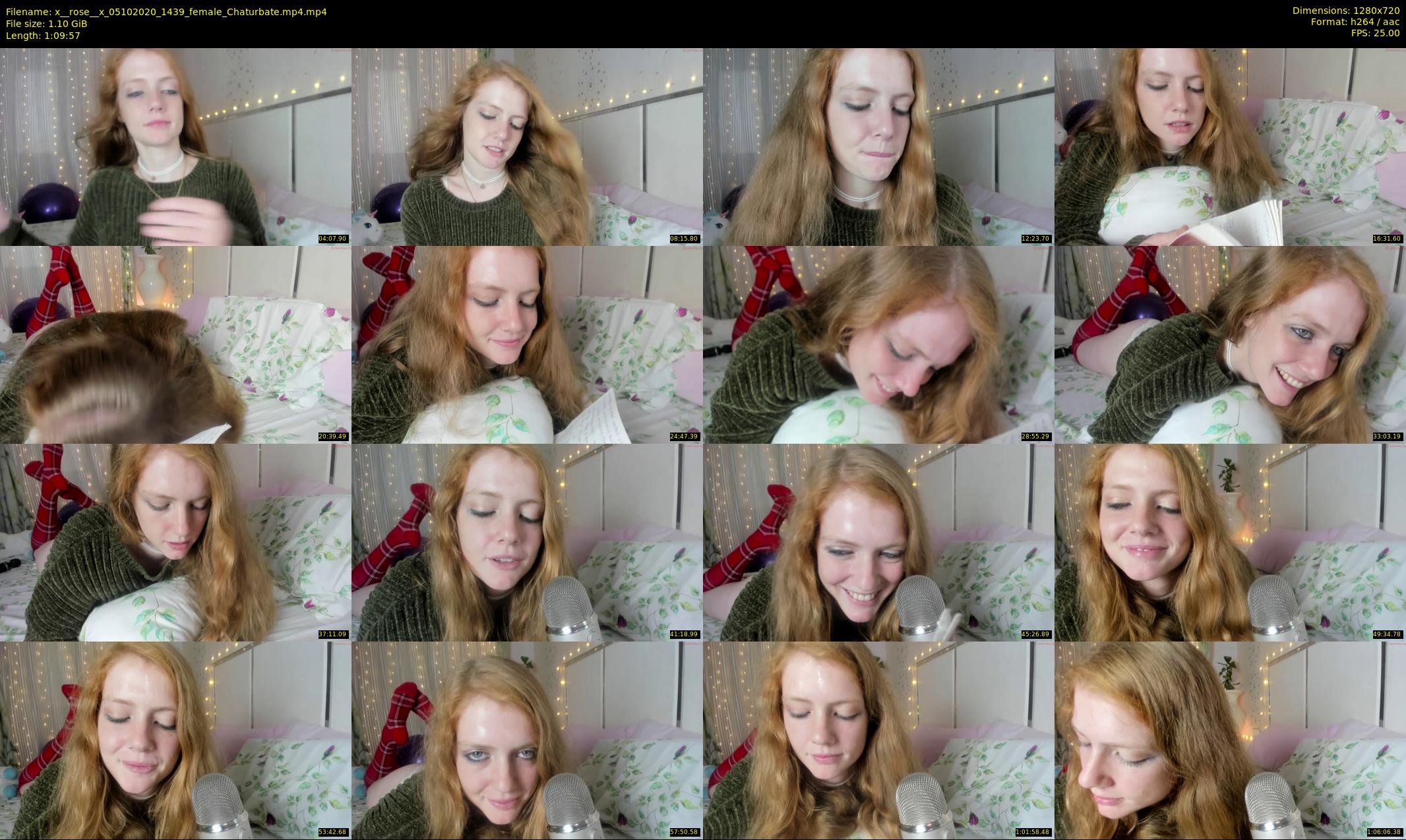 x__rose__x — 70 minute Chaturbate female cam show recording, 720p, Oct 5, 2020
