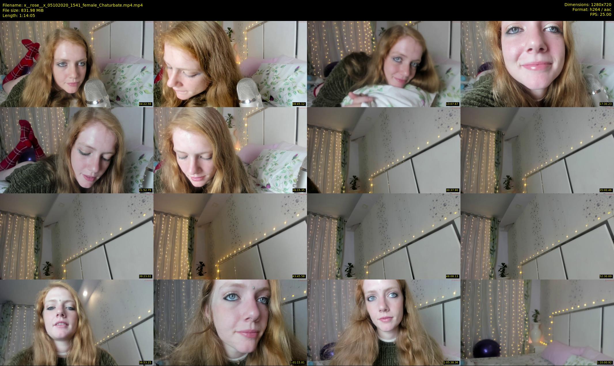 x__rose__x — 75 minute Chaturbate female cam show recording, 720p, Oct 5, 2020