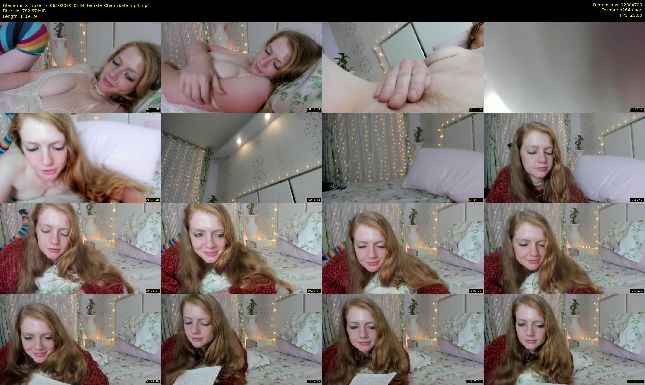 x__rose__x — 70 minute Chaturbate female cam show recording, 720p, Oct 6, 2020