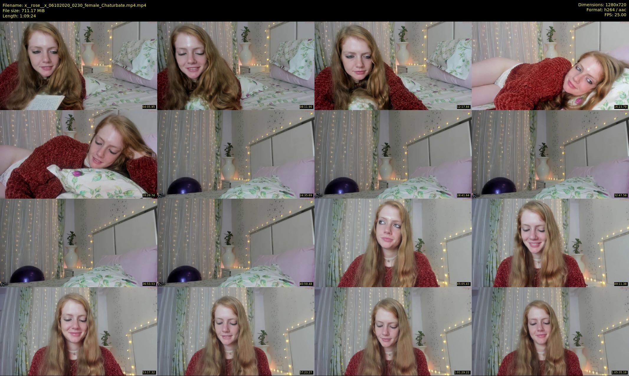 x__rose__x — 70 minute Chaturbate female cam show recording, 720p, Oct 6, 2020
