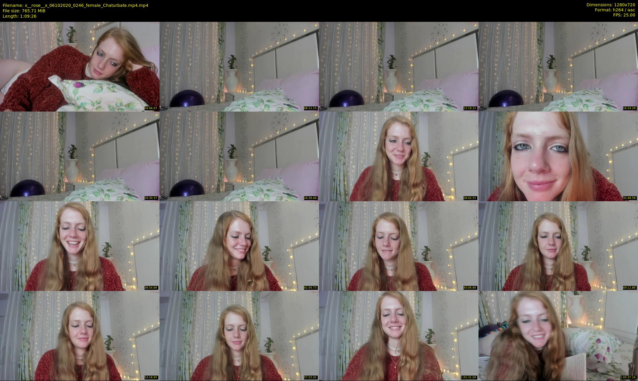 x__rose__x — 70 minute Chaturbate female cam show recording, 720p, Oct 6, 2020