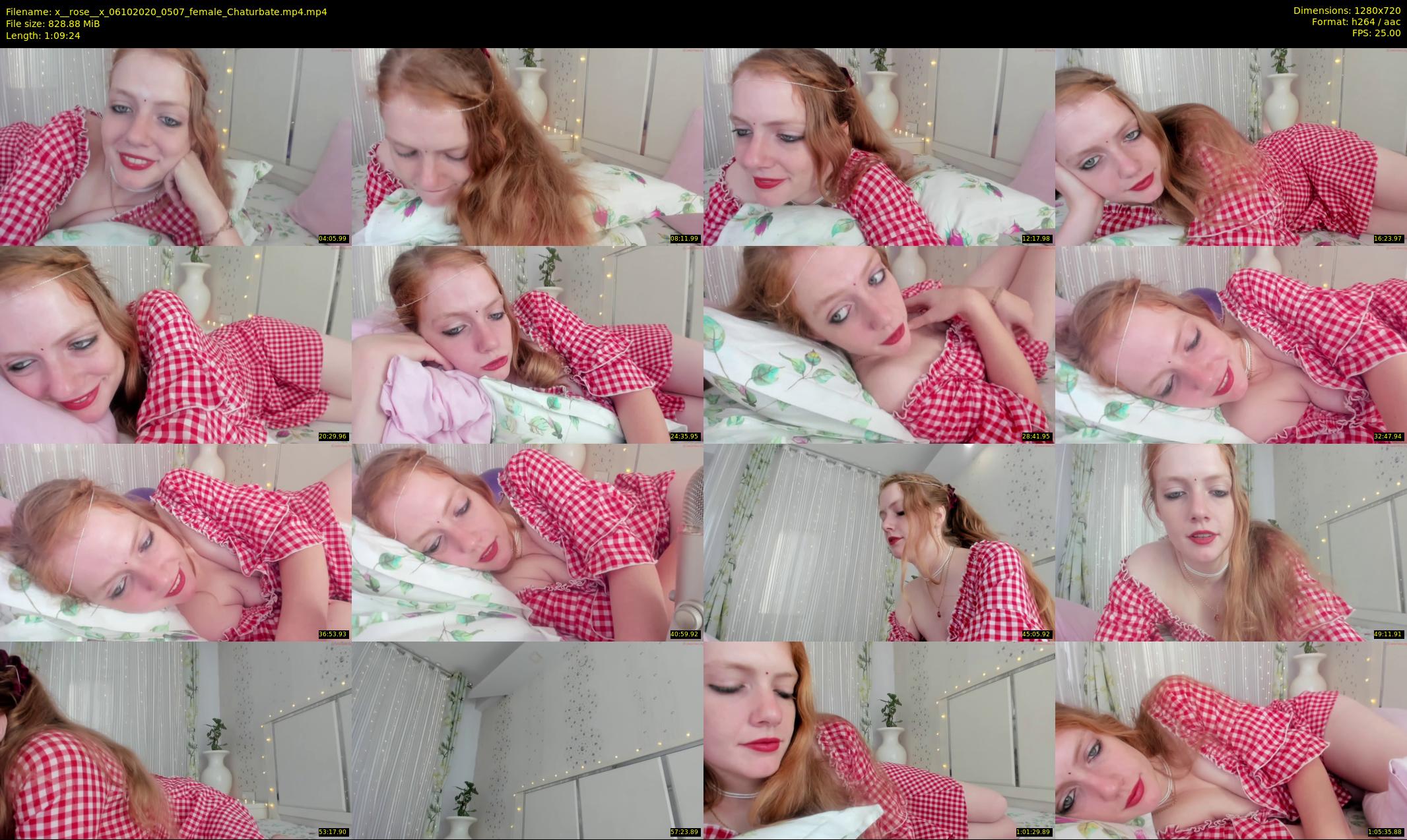 x__rose__x — 70 minute Chaturbate female cam show recording, 720p, Oct 6, 2020