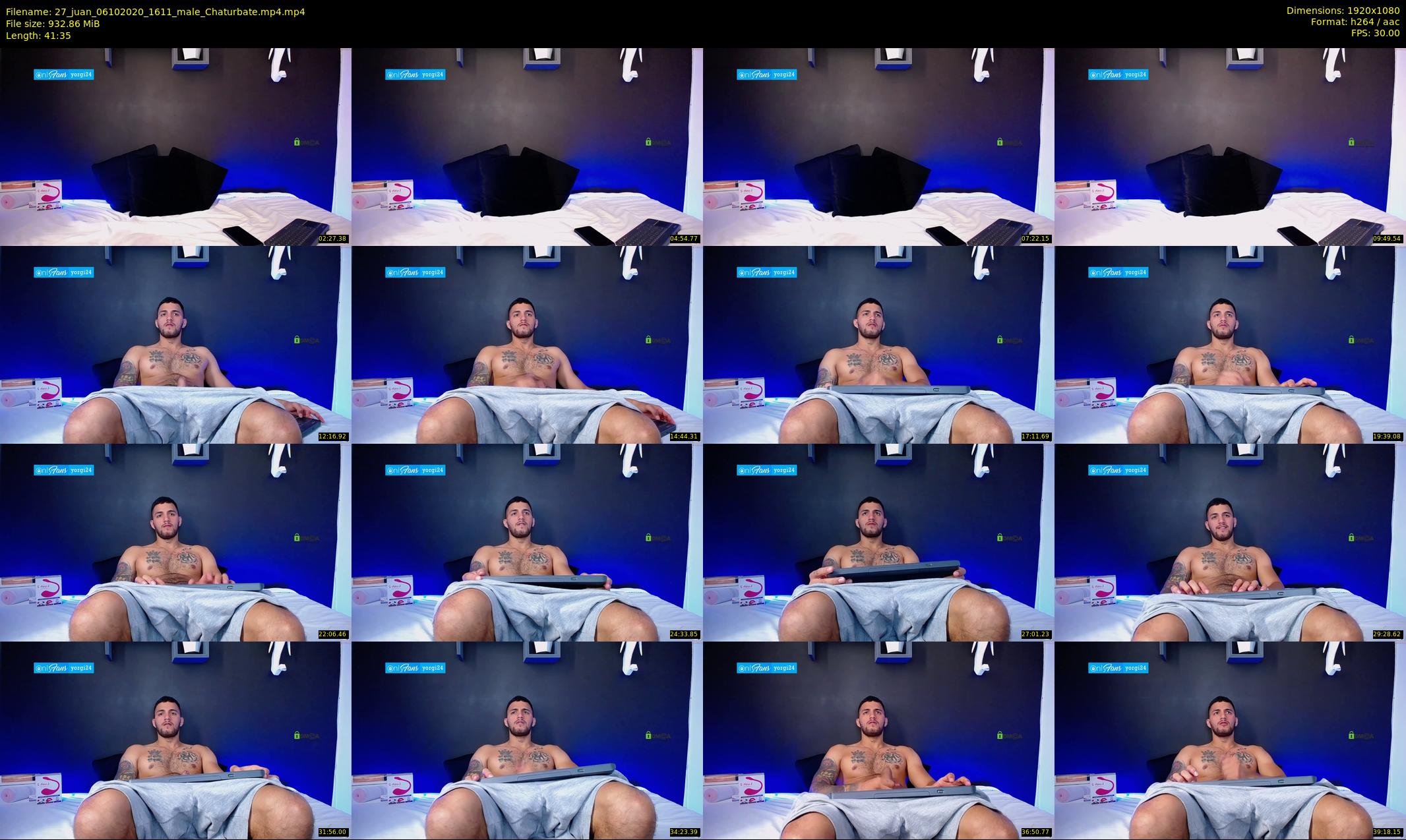 27_juan — 42 minute Chaturbate male cam show recording, 1080p, Oct 6, 2020