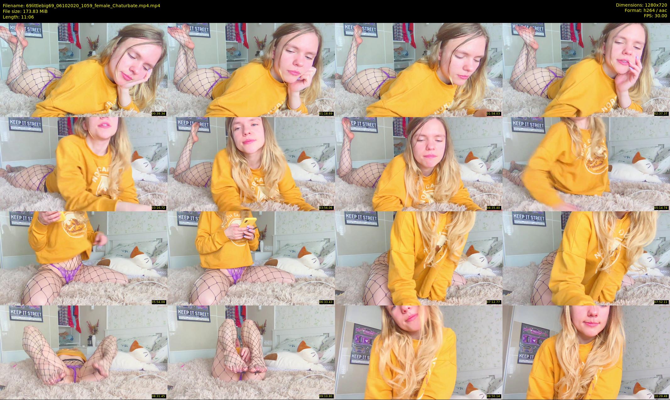 69littlebig69 — 12 minute Chaturbate couple cam show recording, 720p, Oct 6, 2020