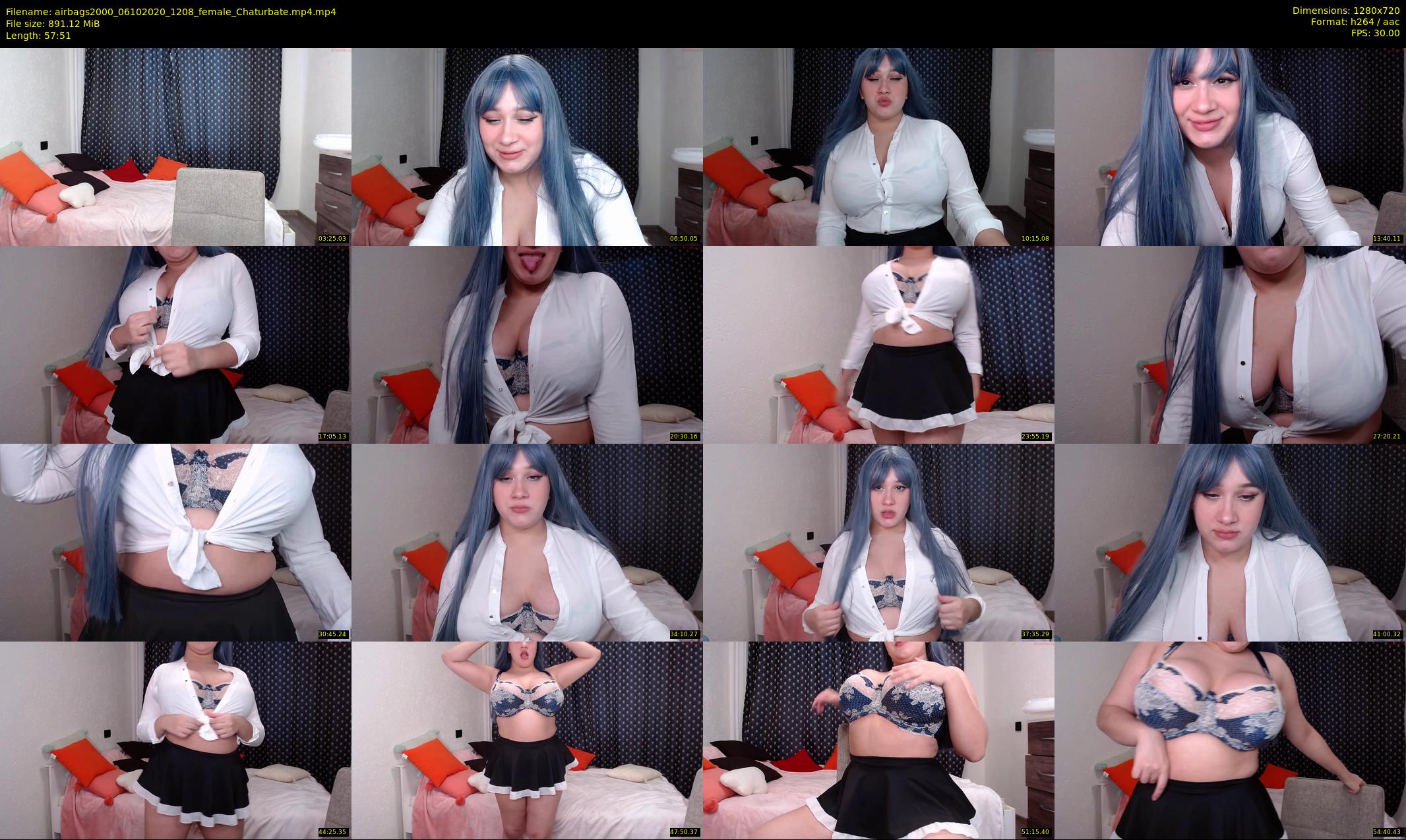 airbags2000 — 58 minute Chaturbate female cam show recording, 720p, Oct 6, 2020