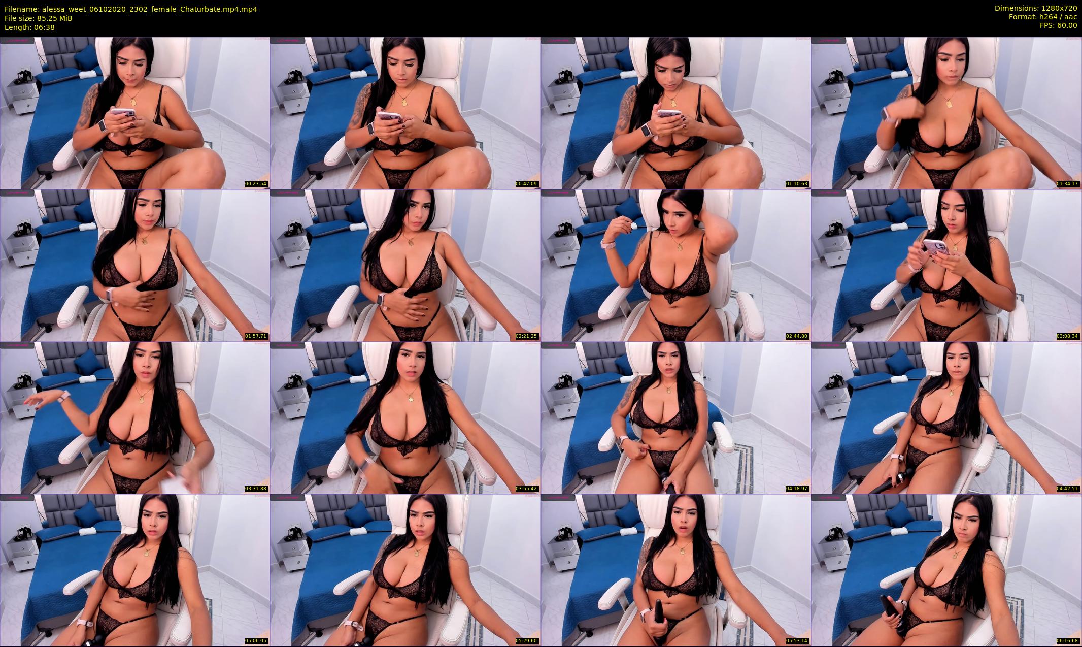 alessa_weet — 7 minute Chaturbate female cam show recording, 720p, Oct 6, 2020