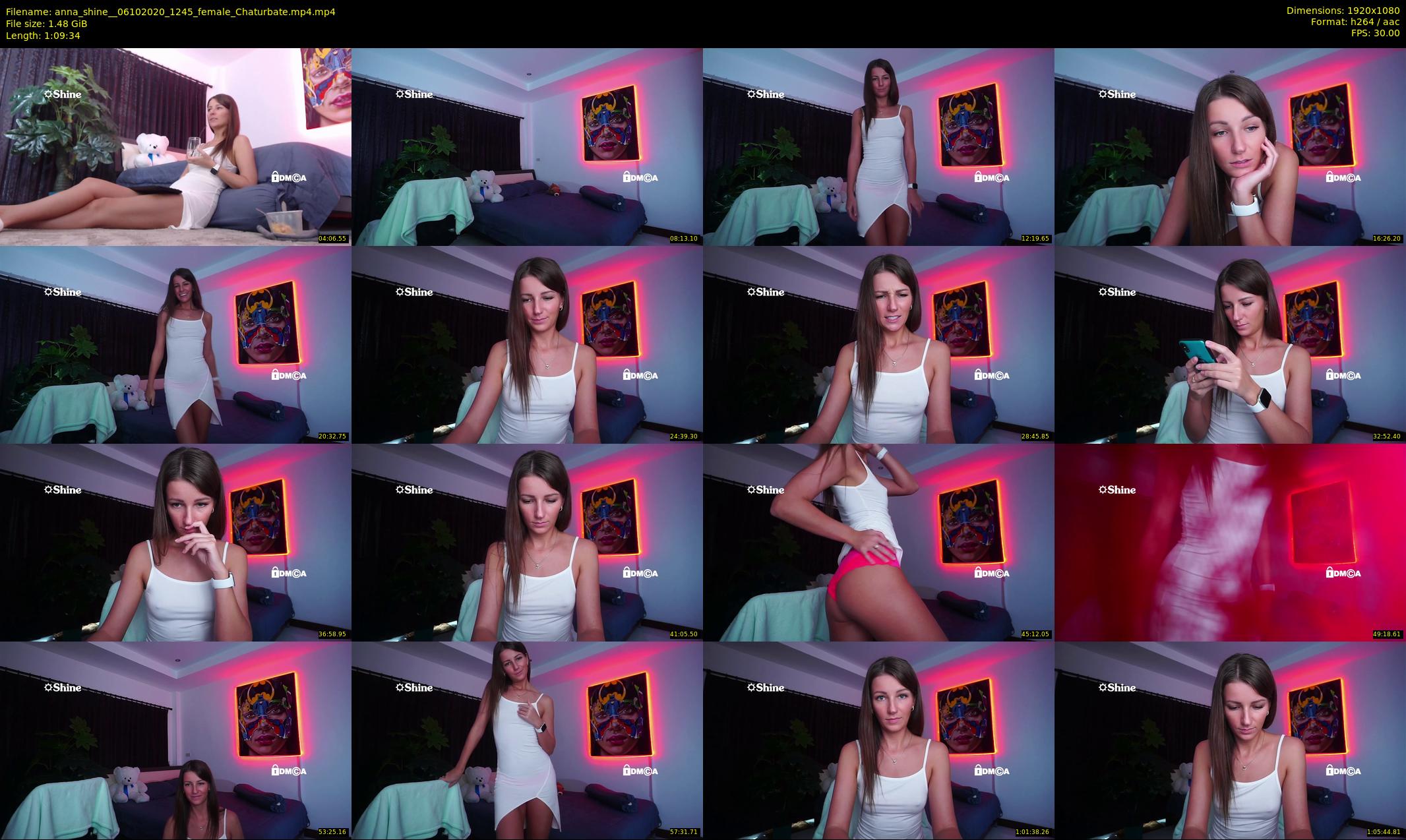 anna_shine_ — 70 minute Chaturbate female cam show recording, 1080p, Oct 6, 2020