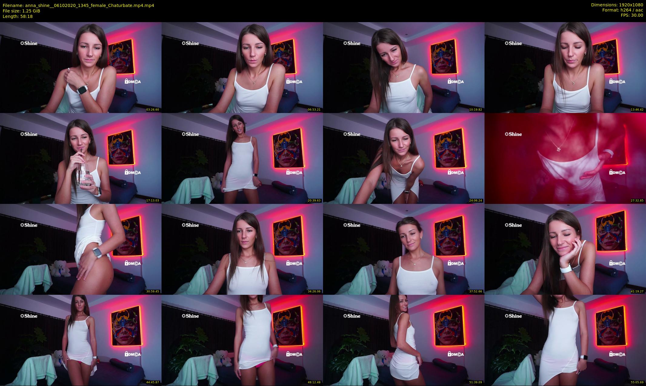anna_shine_ — 59 minute Chaturbate female cam show recording, 1080p, Oct 6, 2020