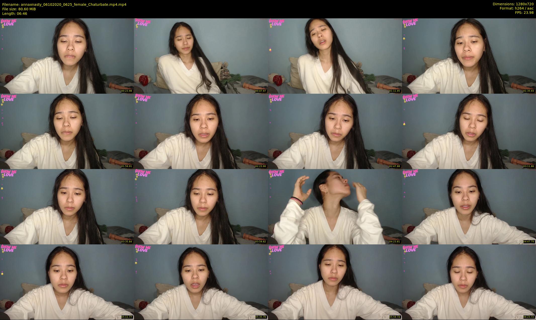 annaxnasty — 7 minute Chaturbate female cam show recording, 720p, Oct 6, 2020