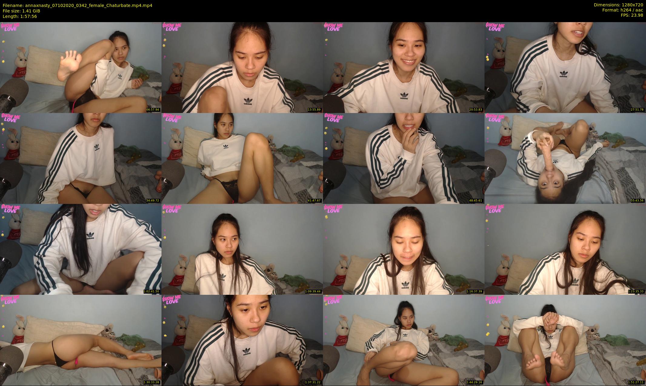 annaxnasty — 118 minute Chaturbate female cam show recording, 720p, Oct 7, 2020