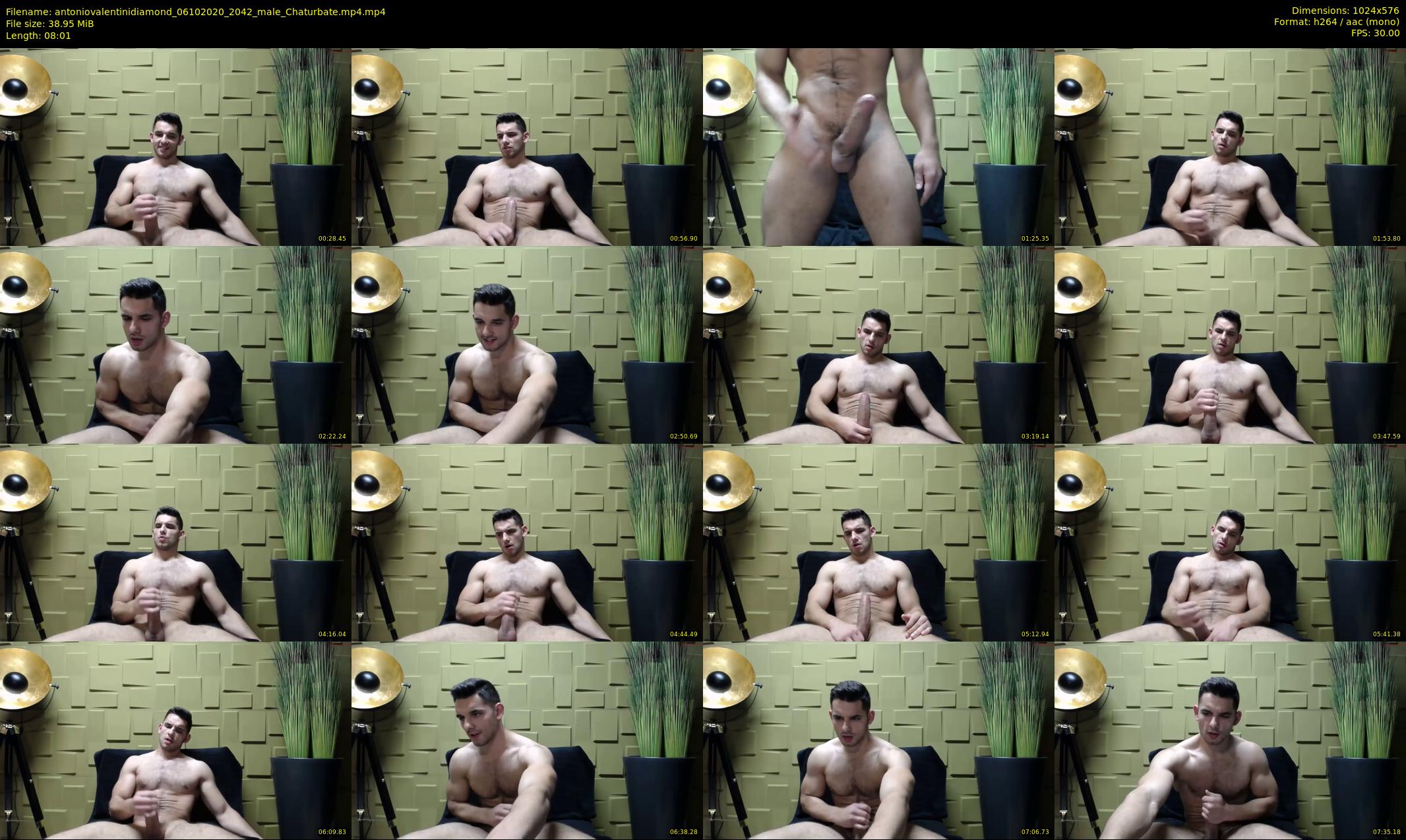 antoniovalentinidiamond — 9 minute Chaturbate male cam show recording, 480p, Oct 6, 2020